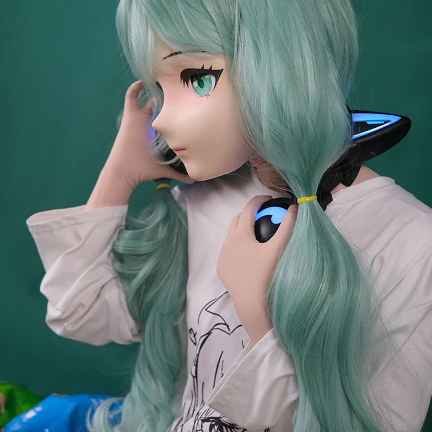 Mint Kigurumi Mask