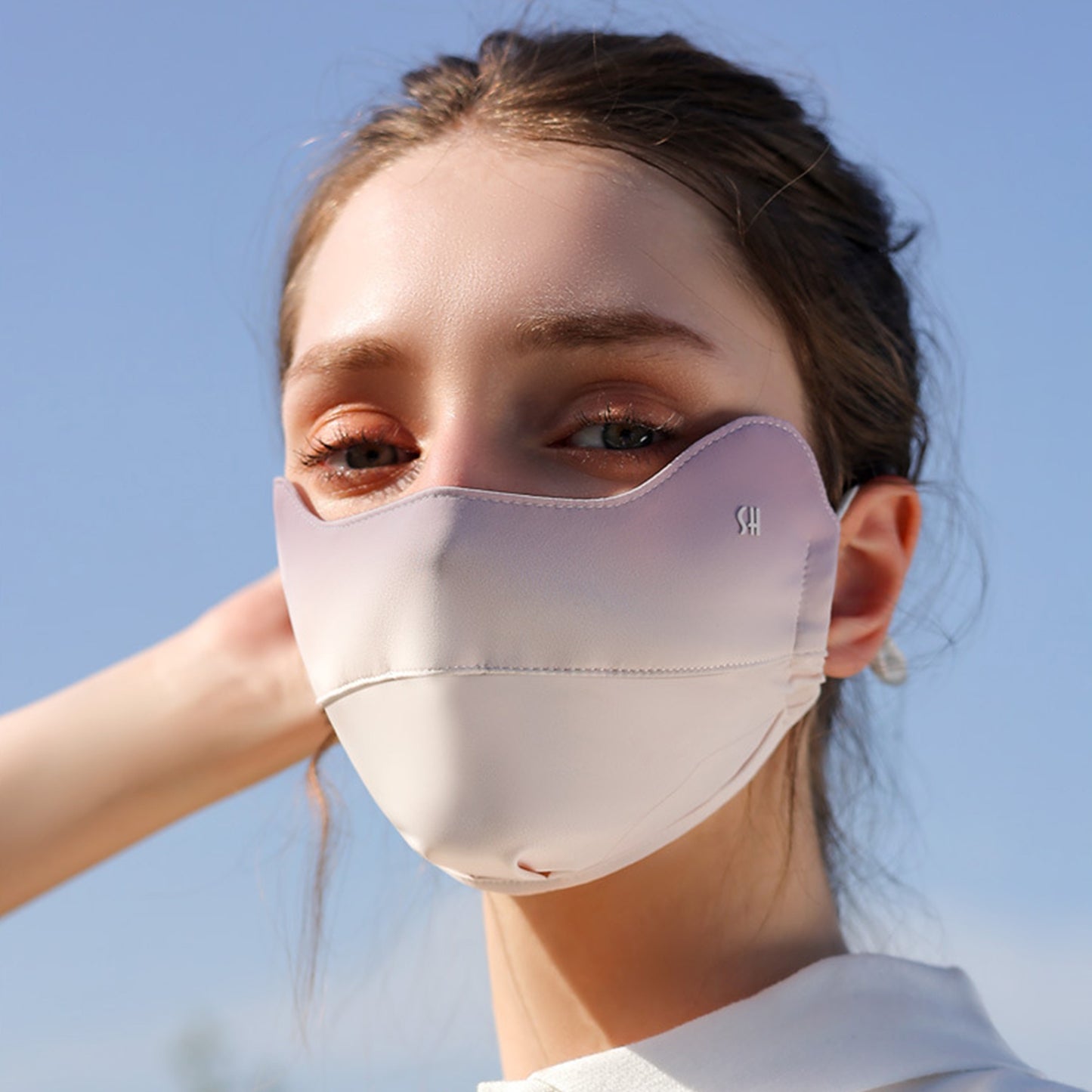 Gradient Ice Silk Sunscreen Mask