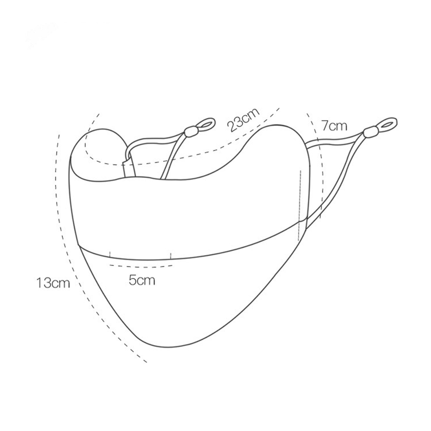 Gradient Ice Silk Sunscreen Mask