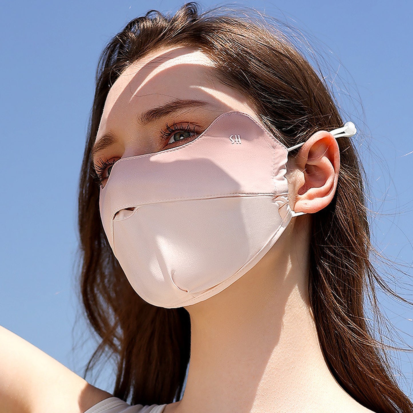 Gradient Ice Silk Sunscreen Mask