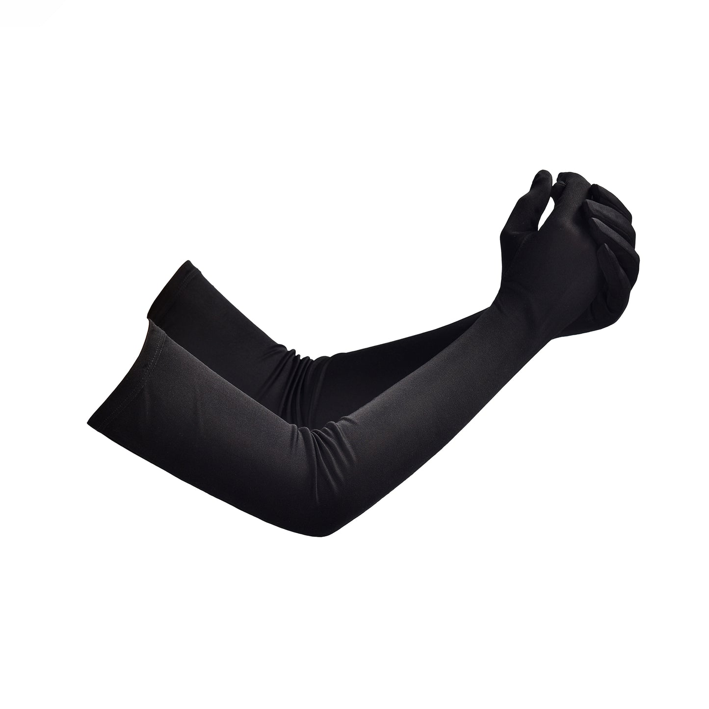 Mulberry Silk Solid Color Elbow Gloves