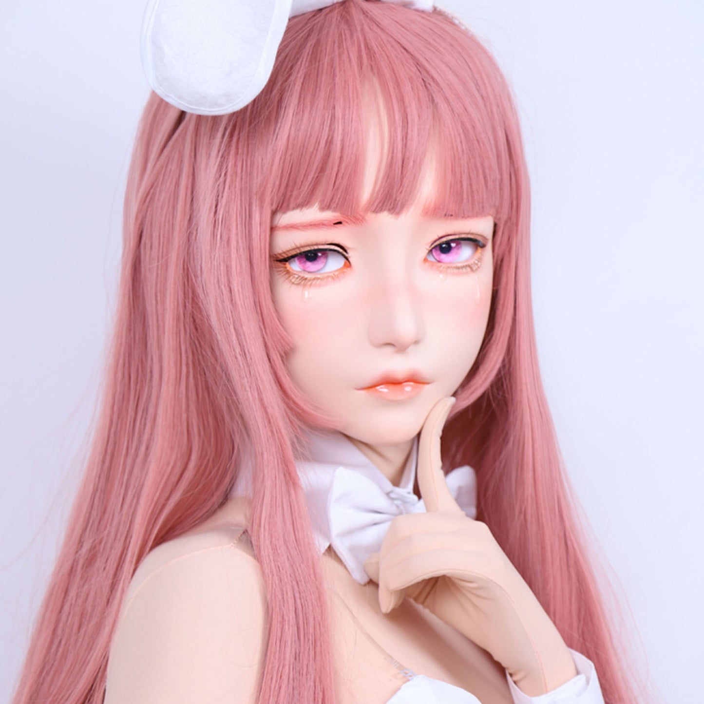 Luna DE Lockable Full Head Kigurumi Mask