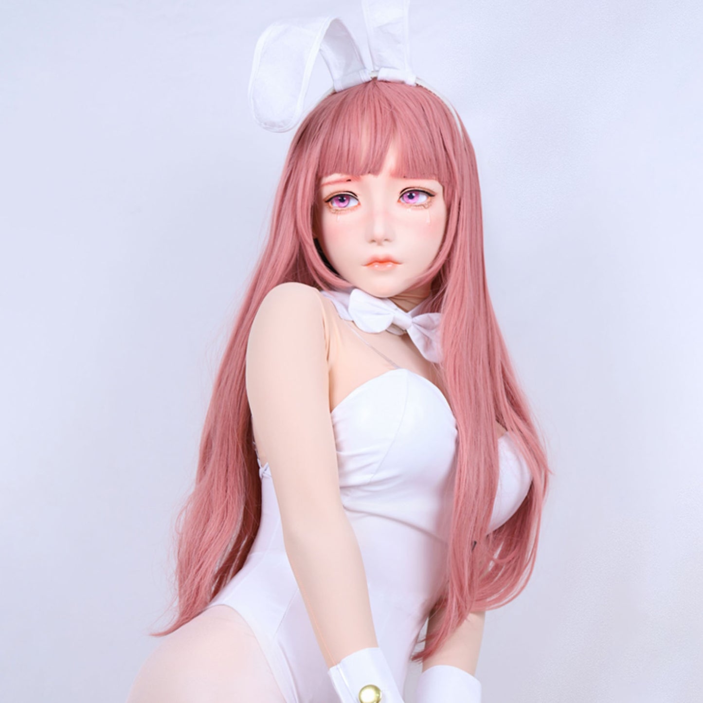 Luna DE Lockable Full Head Kigurumi Mask