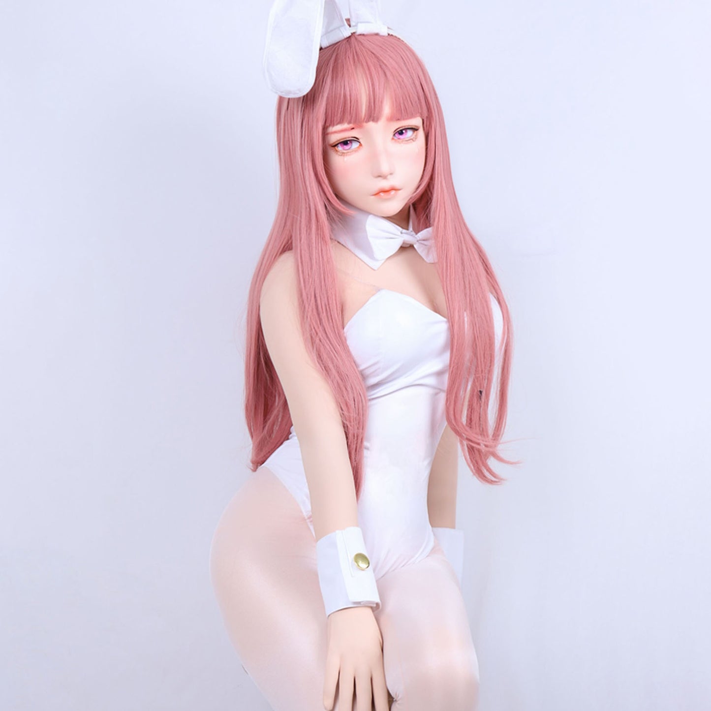 Luna DE Lockable Full Head Kigurumi Mask