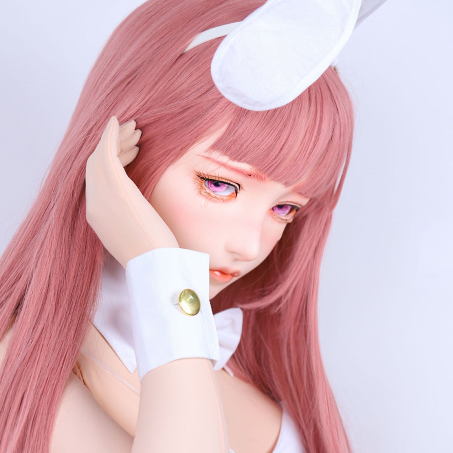 Luna DE Lockable Full Head Kigurumi Mask