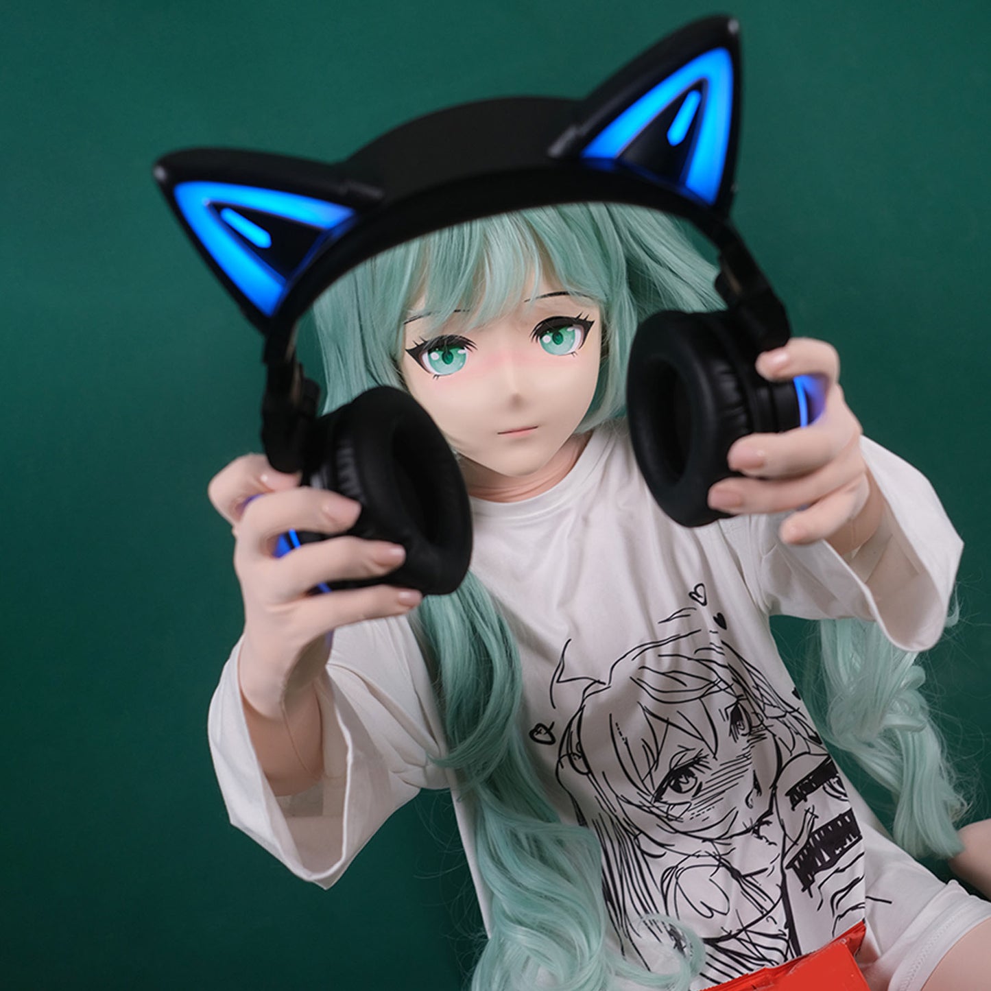 Mint Kigurumi Mask