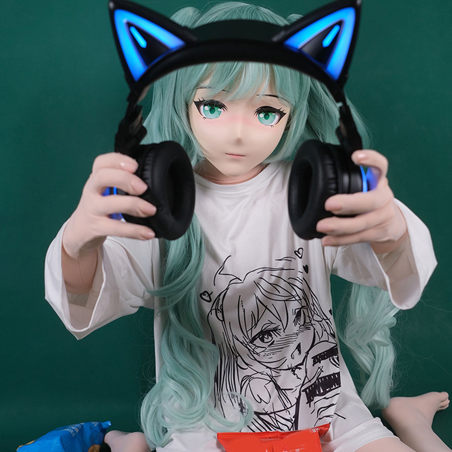Mint Kigurumi Mask