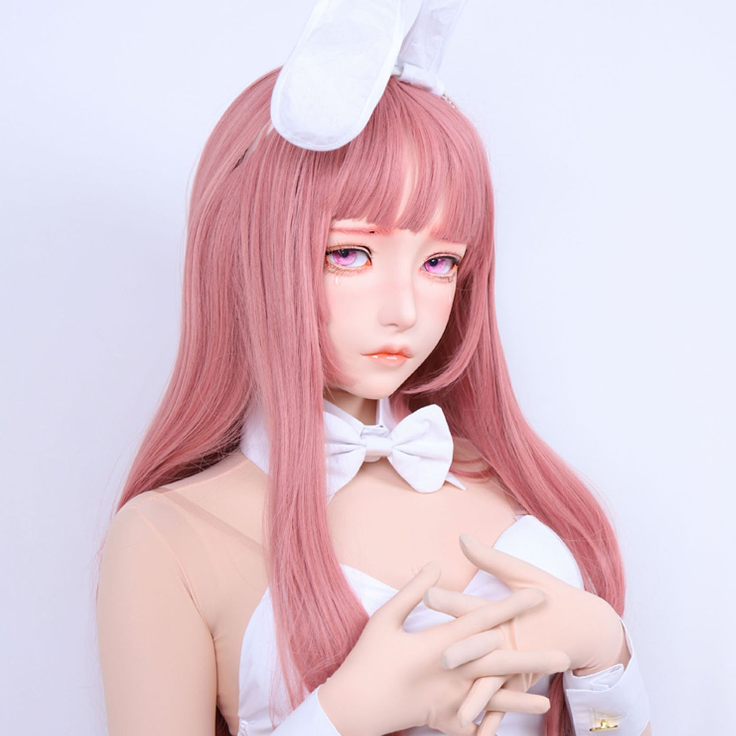 Luna DE Lockable Full Head Kigurumi Mask