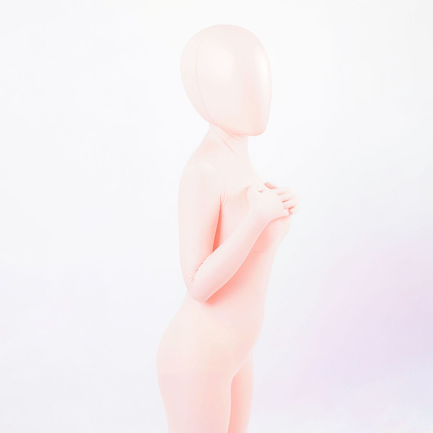 Model Pure Blank Full Head Face Shield Mask
