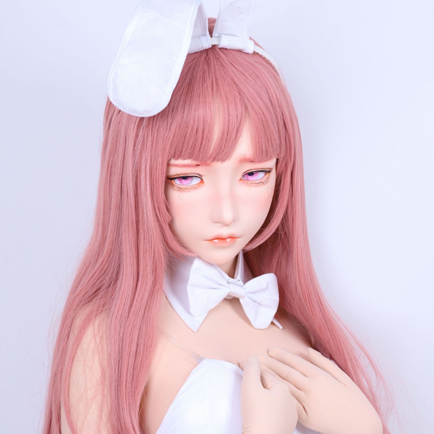 Luna DE Lockable Full Head Kigurumi Mask