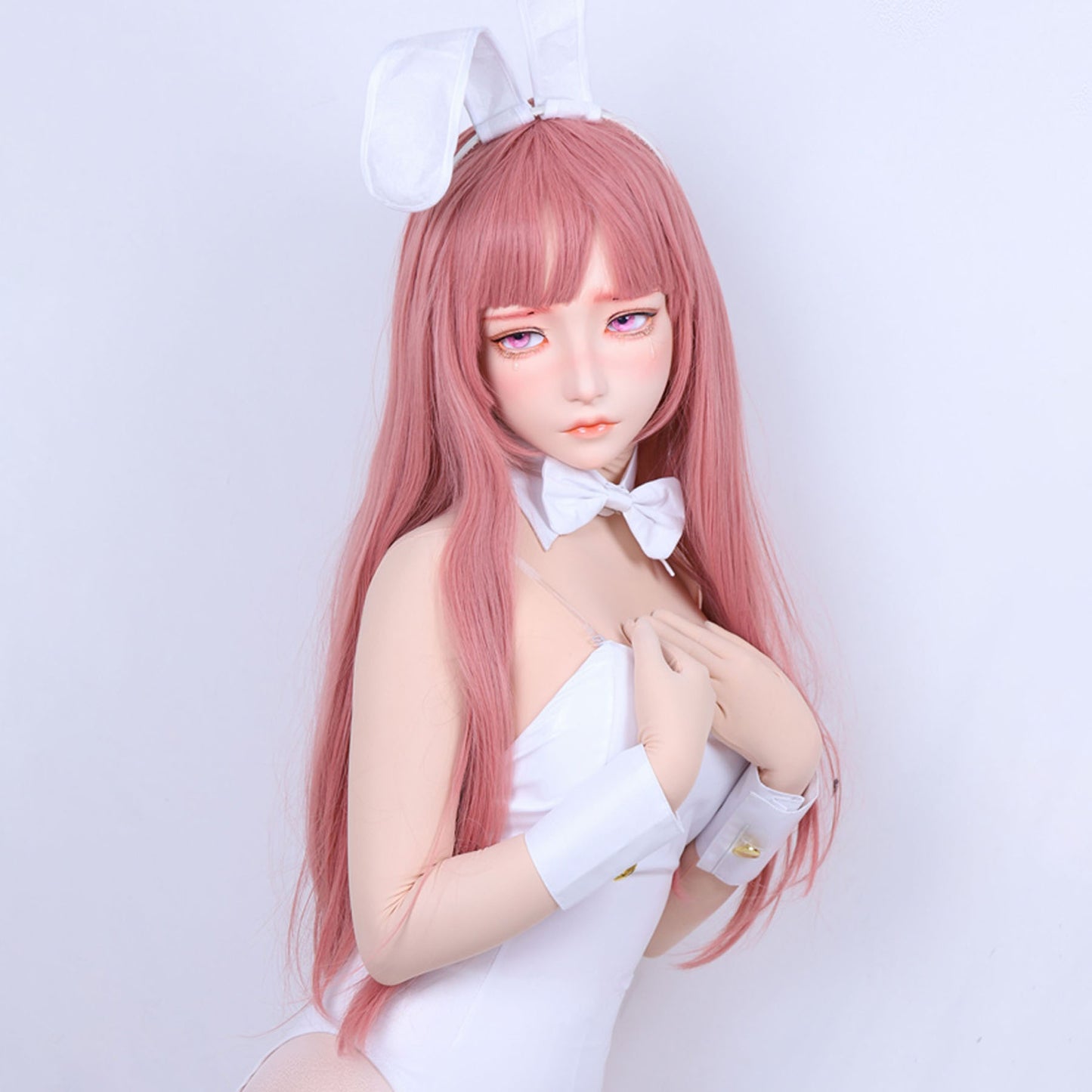 Luna DE Lockable Full Head Kigurumi Mask