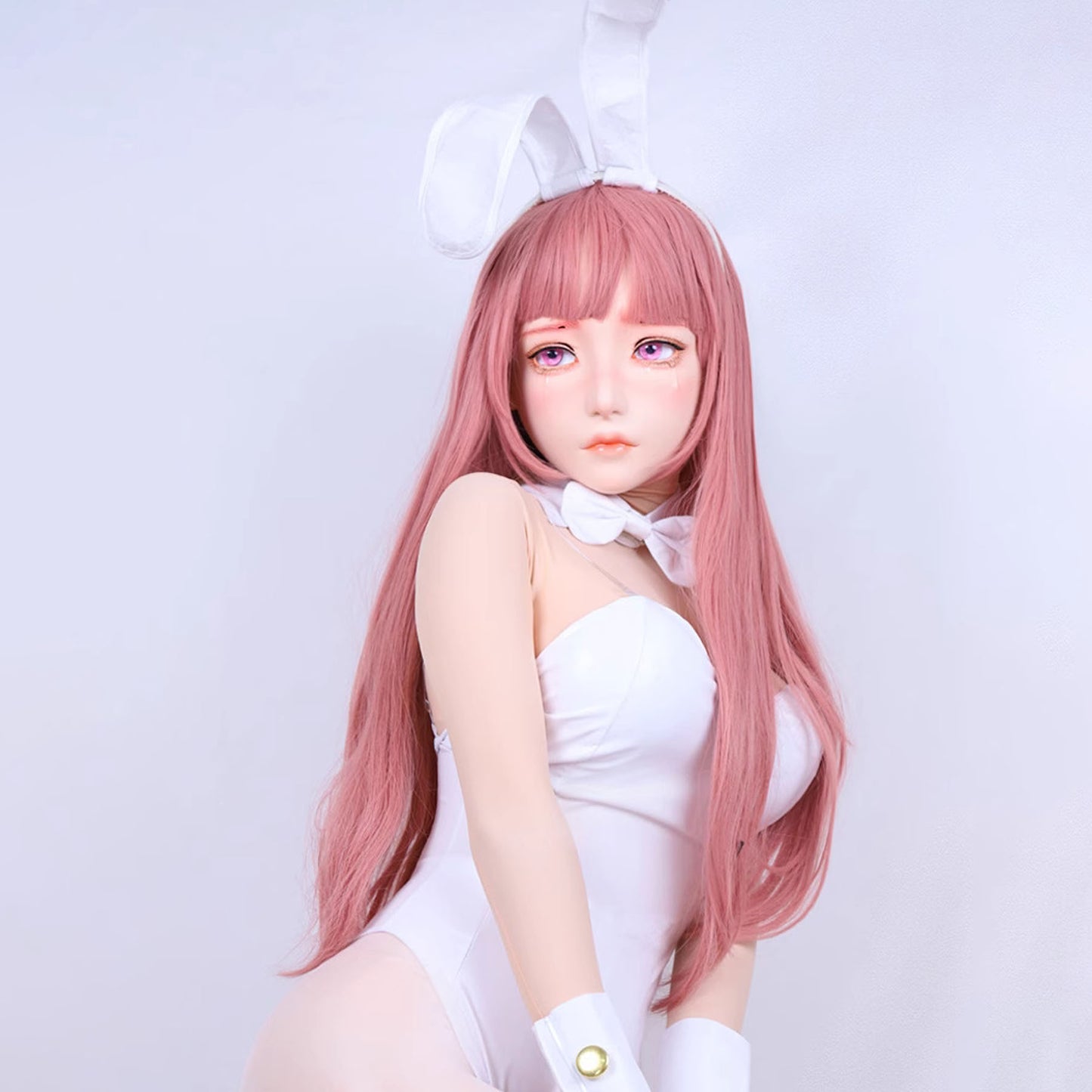 Luna DE Lockable Full Head Kigurumi Mask