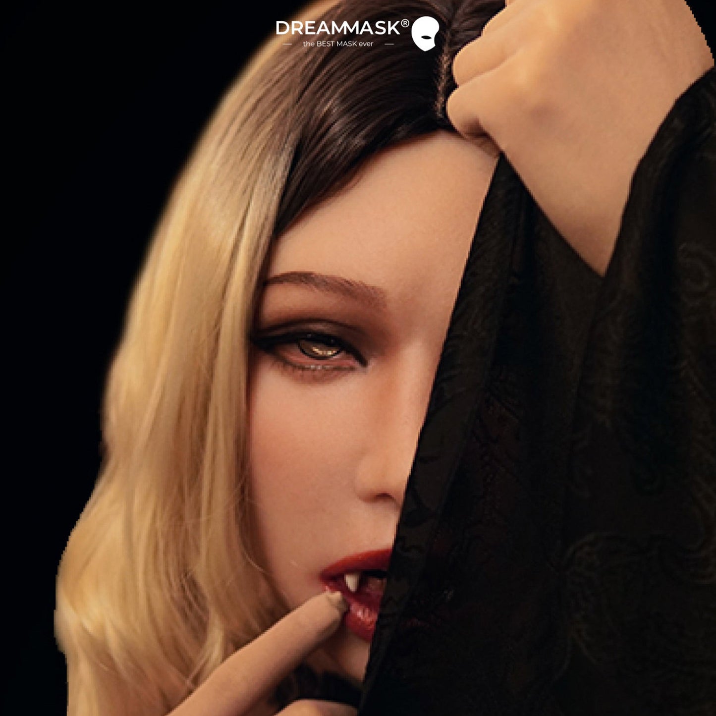 Poppy Silicone Mask Vampire Version