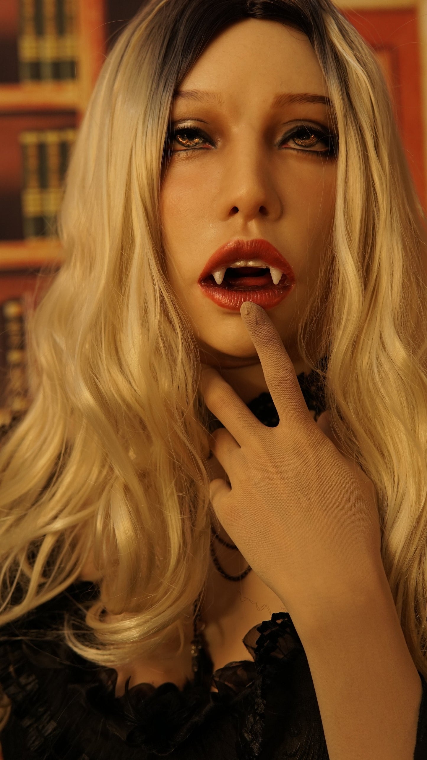 Poppy Silicone Mask Vampire Version