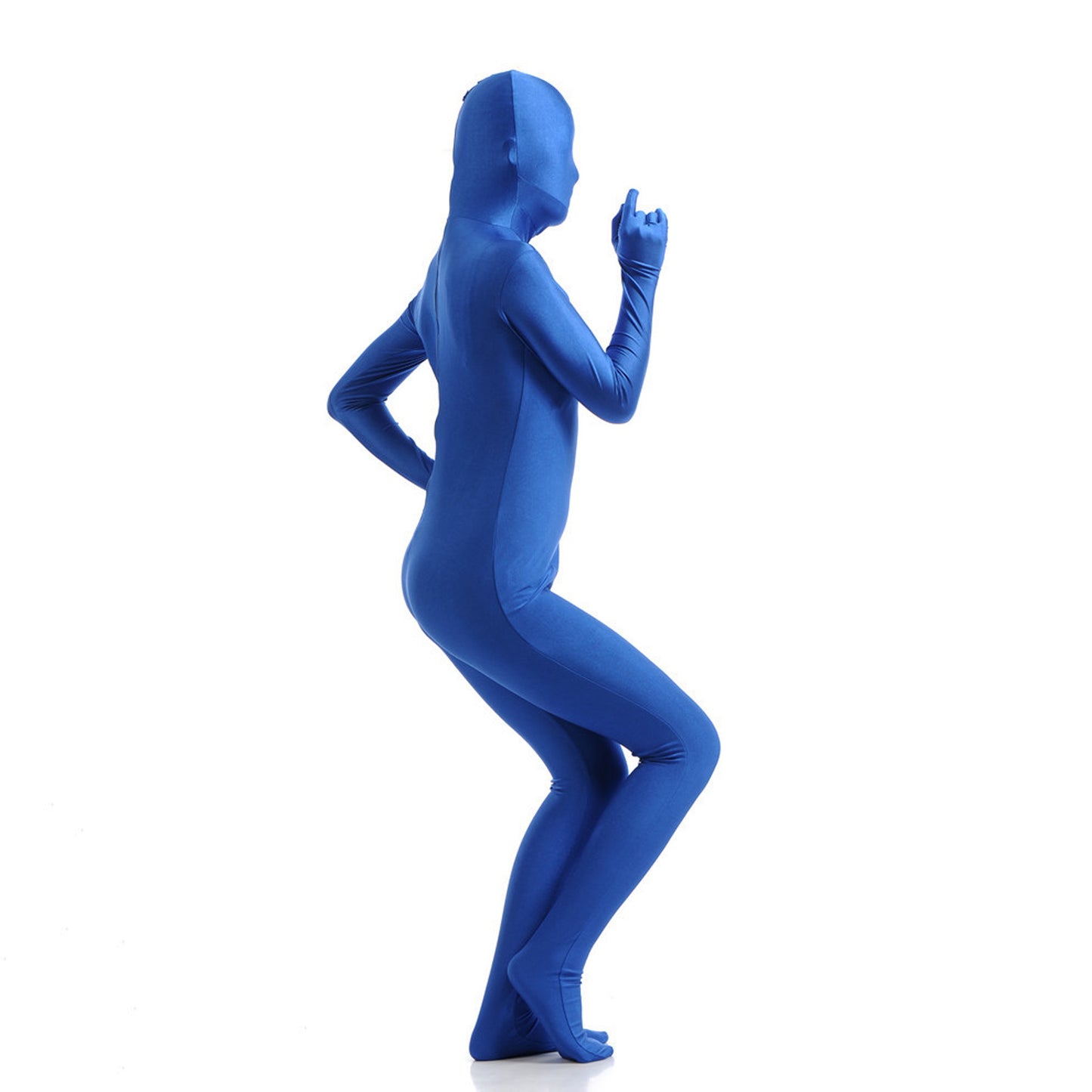 Solid Color Full Cover Lycra Spandex Zentai Bodysuit (Pack of 2)