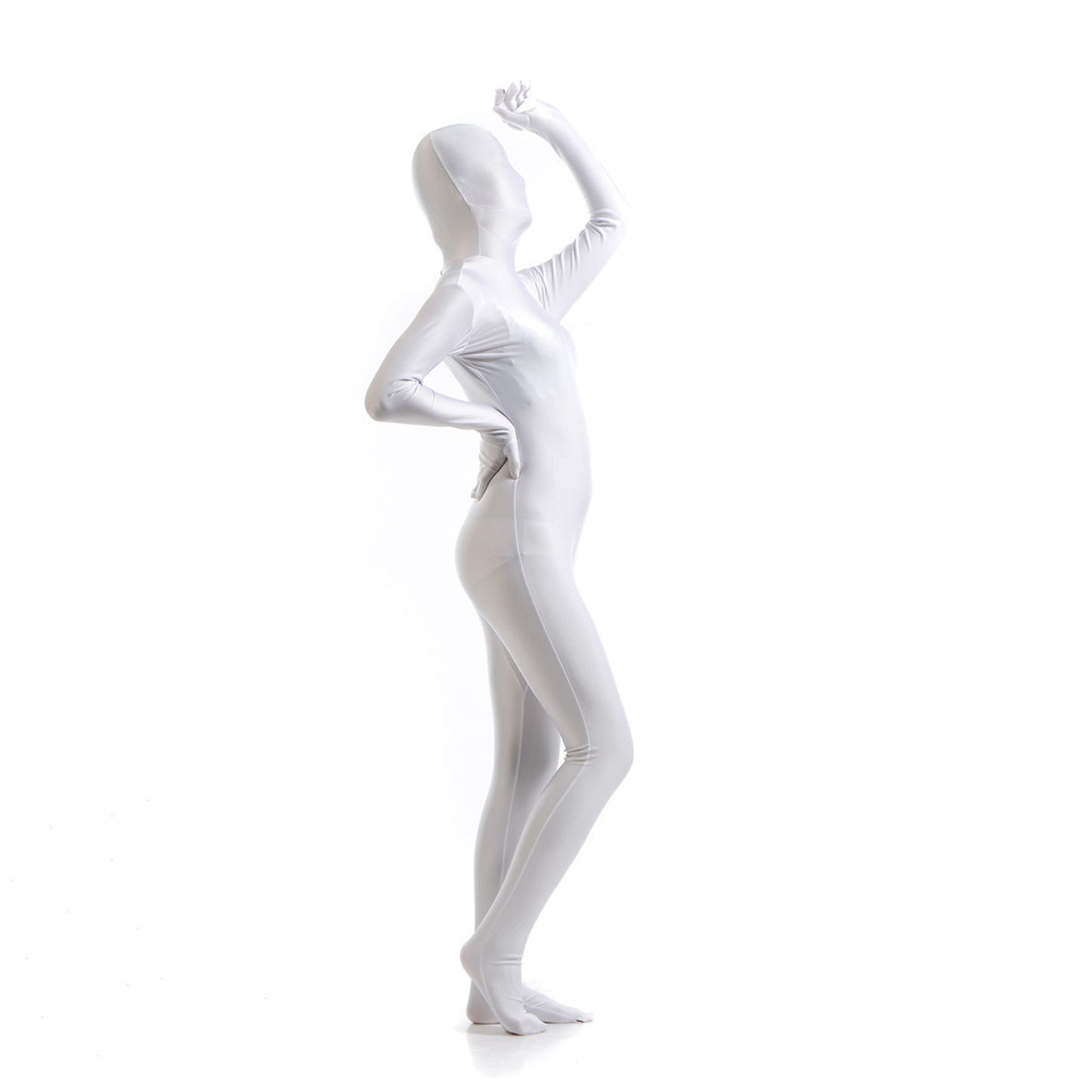 Solid Color Full Cover Lycra Spandex Zentai Bodysuit (Pack of 2)