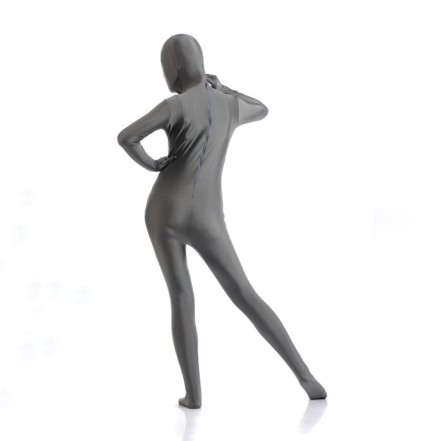 Solid Color Full Cover Lycra Spandex Zentai Bodysuit (Pack of 2)
