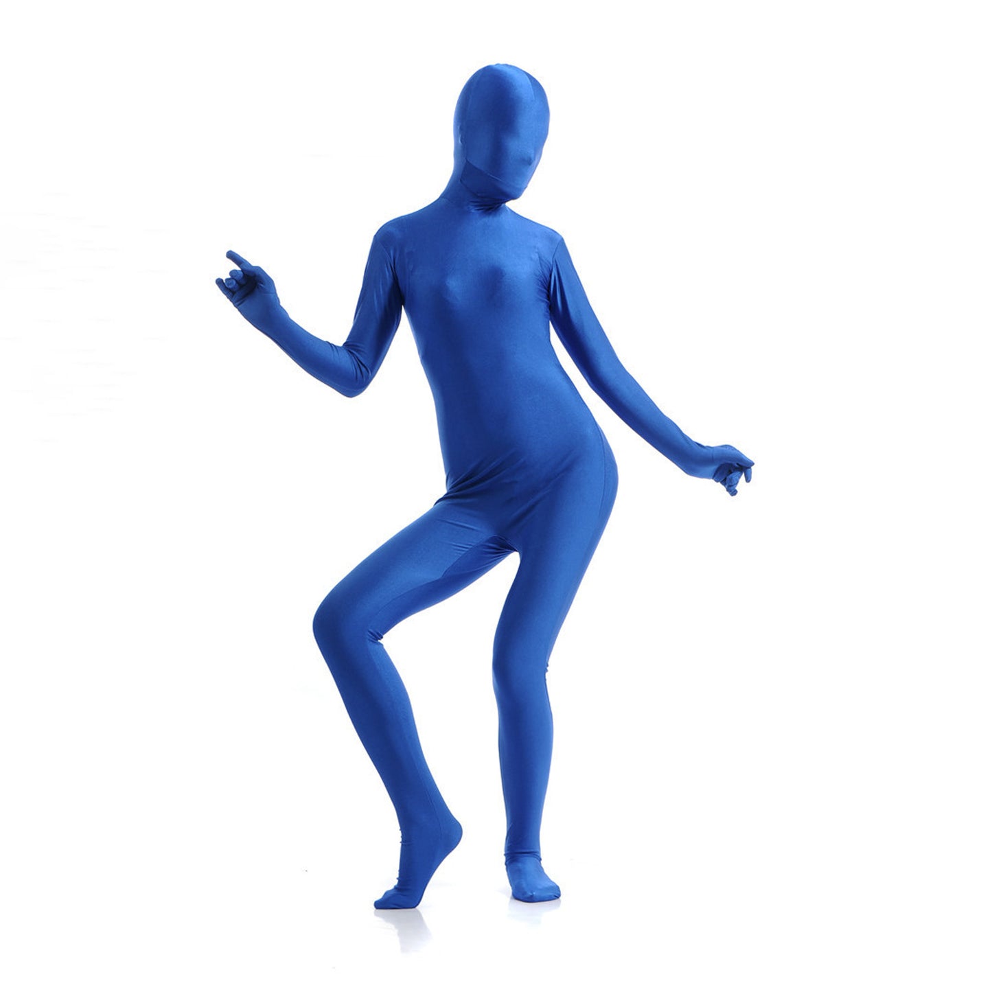 Solid Color Full Cover Lycra Spandex Zentai Bodysuit (Pack of 2)