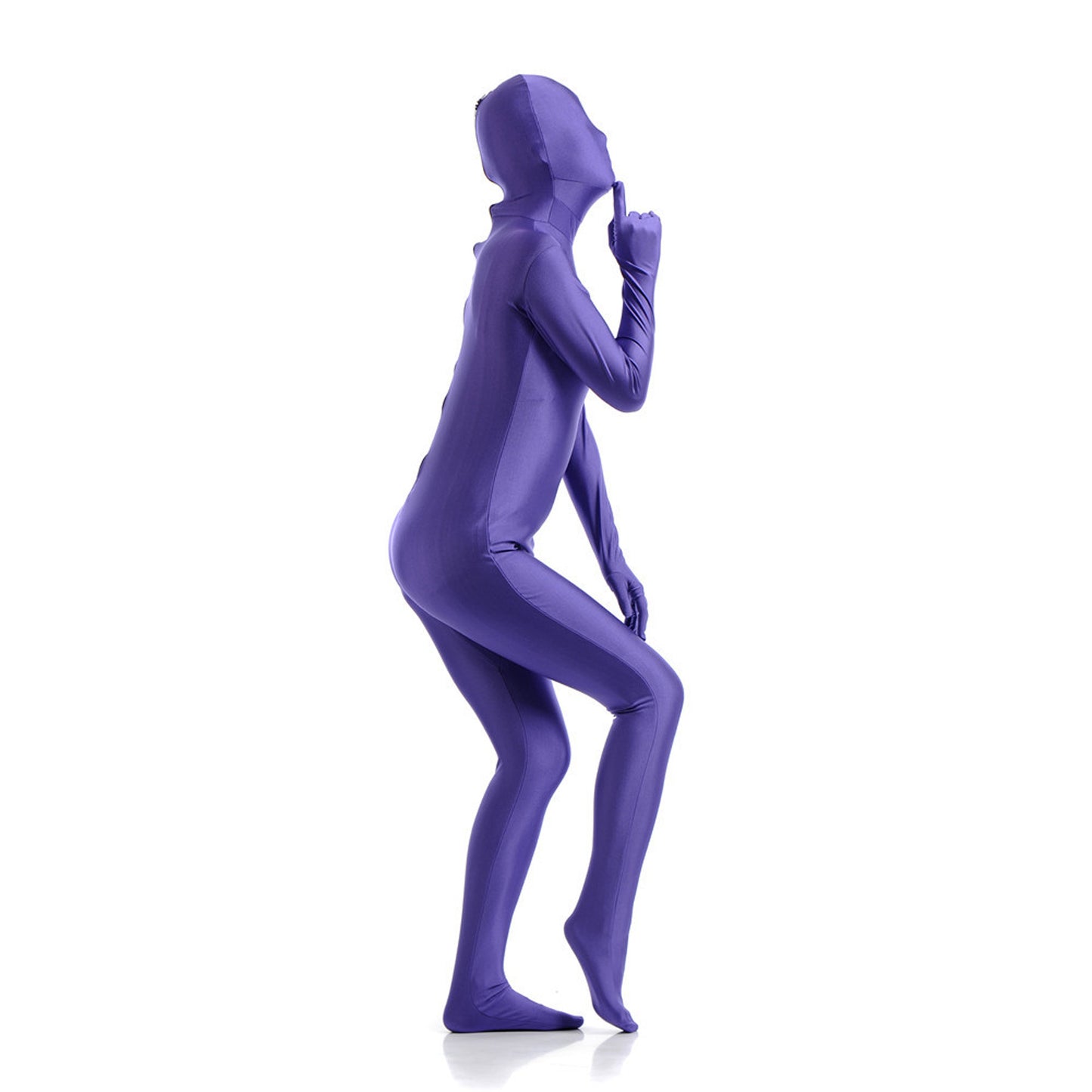 Solid Color Full Cover Lycra Spandex Zentai Bodysuit (Pack of 2)