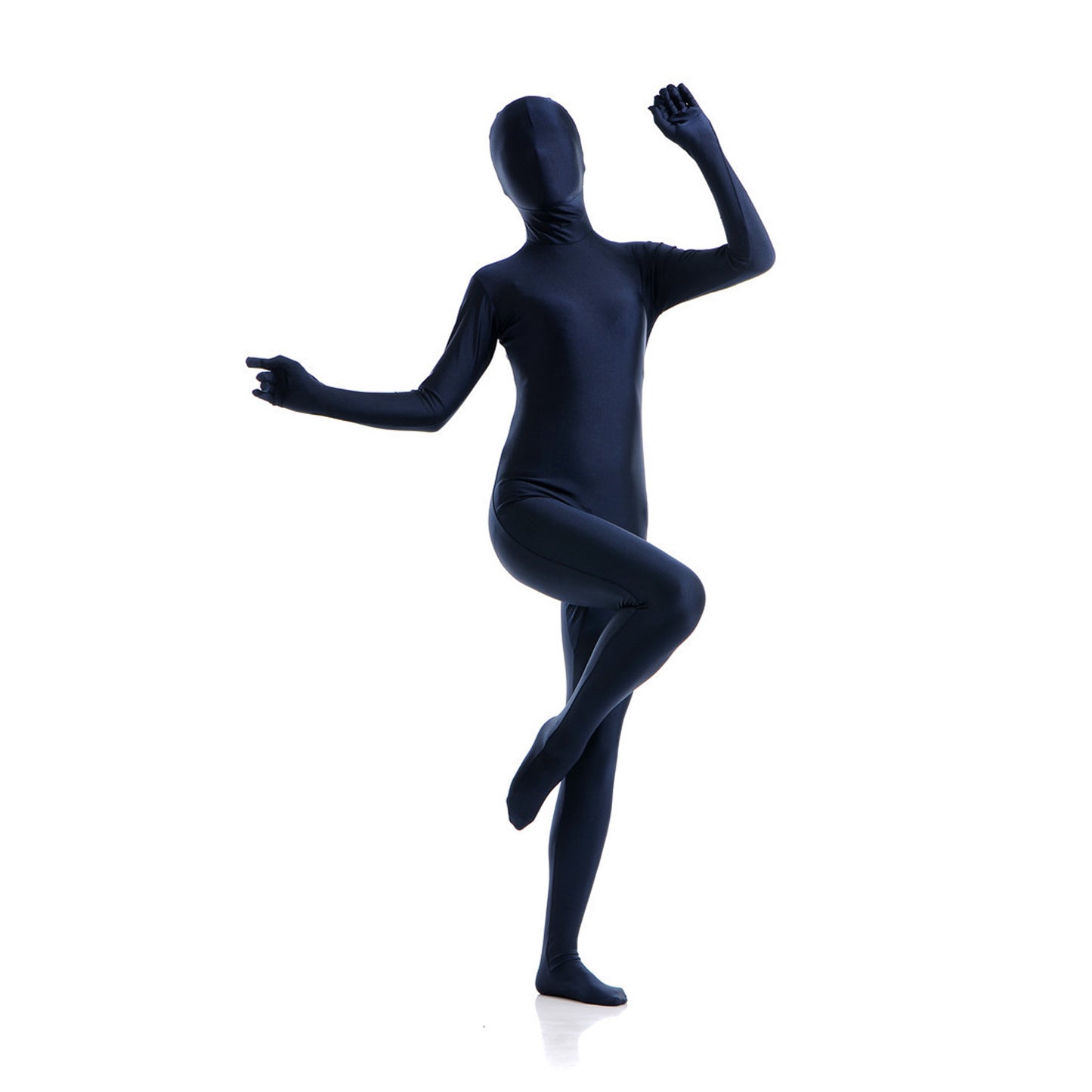 Solid Color Full Cover Lycra Spandex Zentai Bodysuit (Pack of 2)