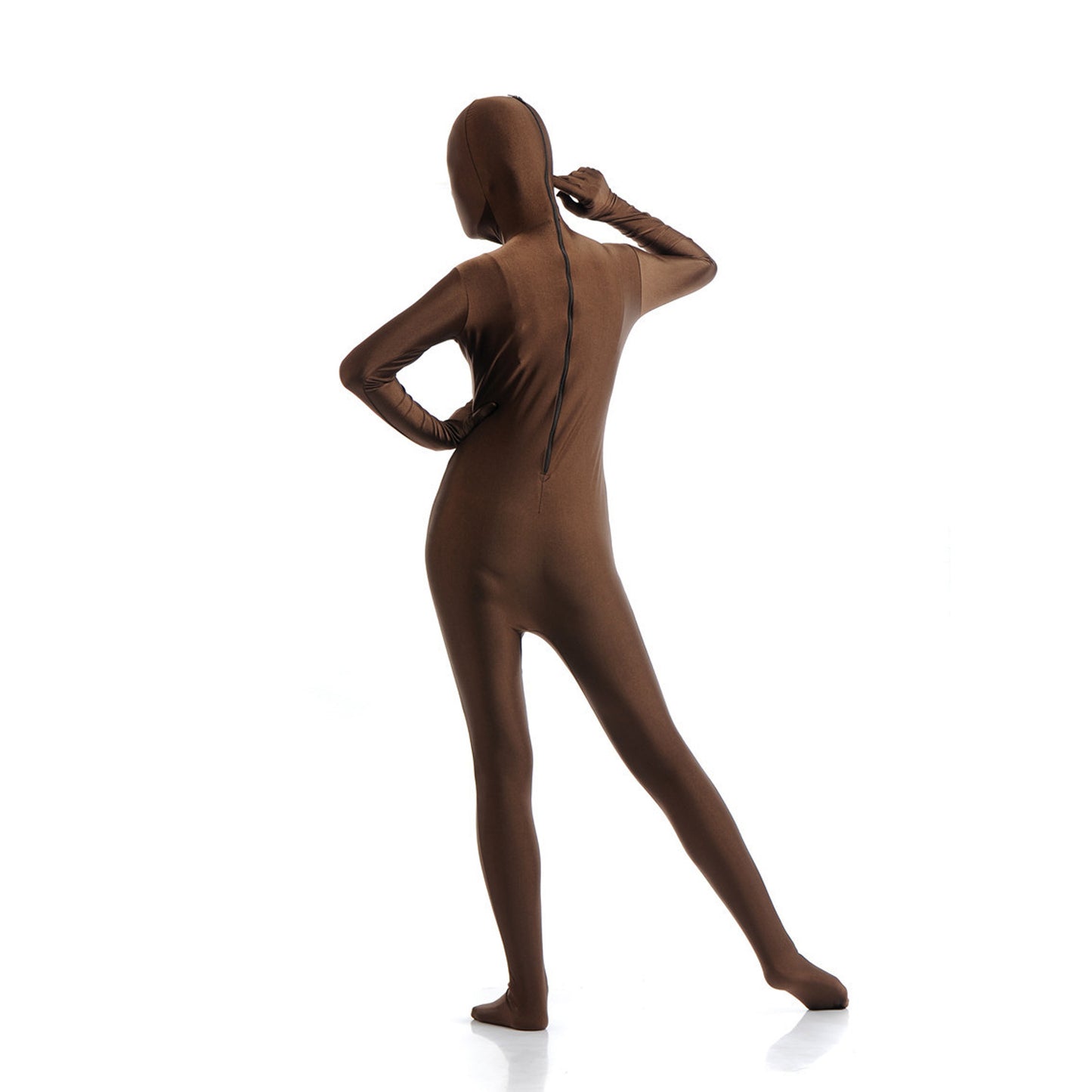 Solid Color Full Cover Lycra Spandex Zentai Bodysuit (Pack of 2)