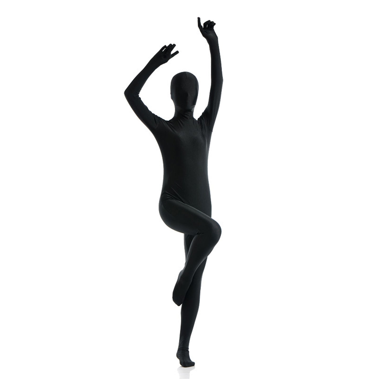 Solid Color Full Cover Lycra Spandex Zentai Bodysuit (Pack of 2)