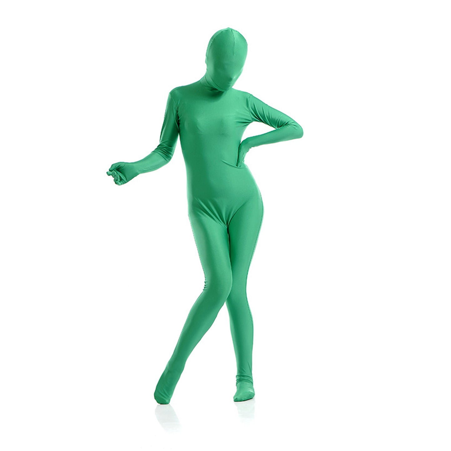 Solid Color Full Cover Lycra Spandex Zentai Bodysuit (Pack of 2)