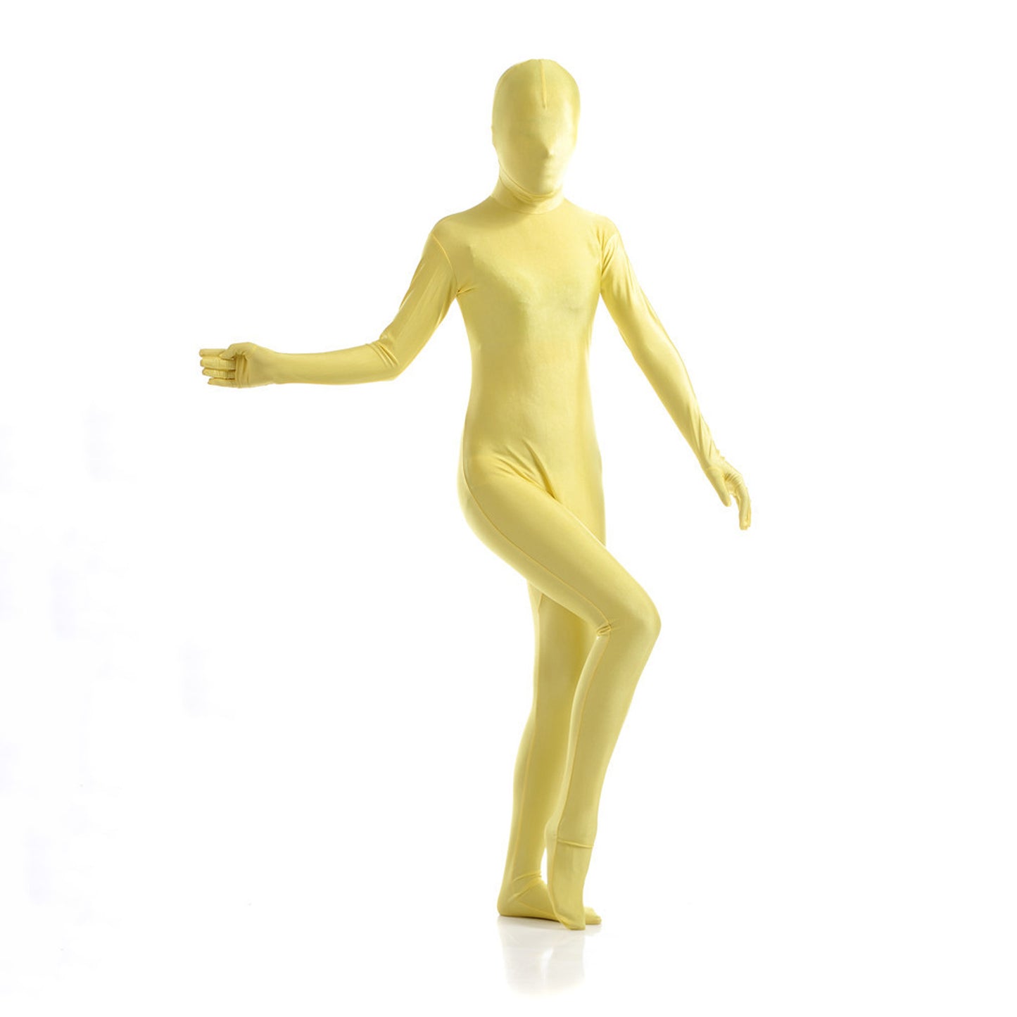 Solid Color Full Cover Lycra Spandex Zentai Bodysuit (Pack of 2)