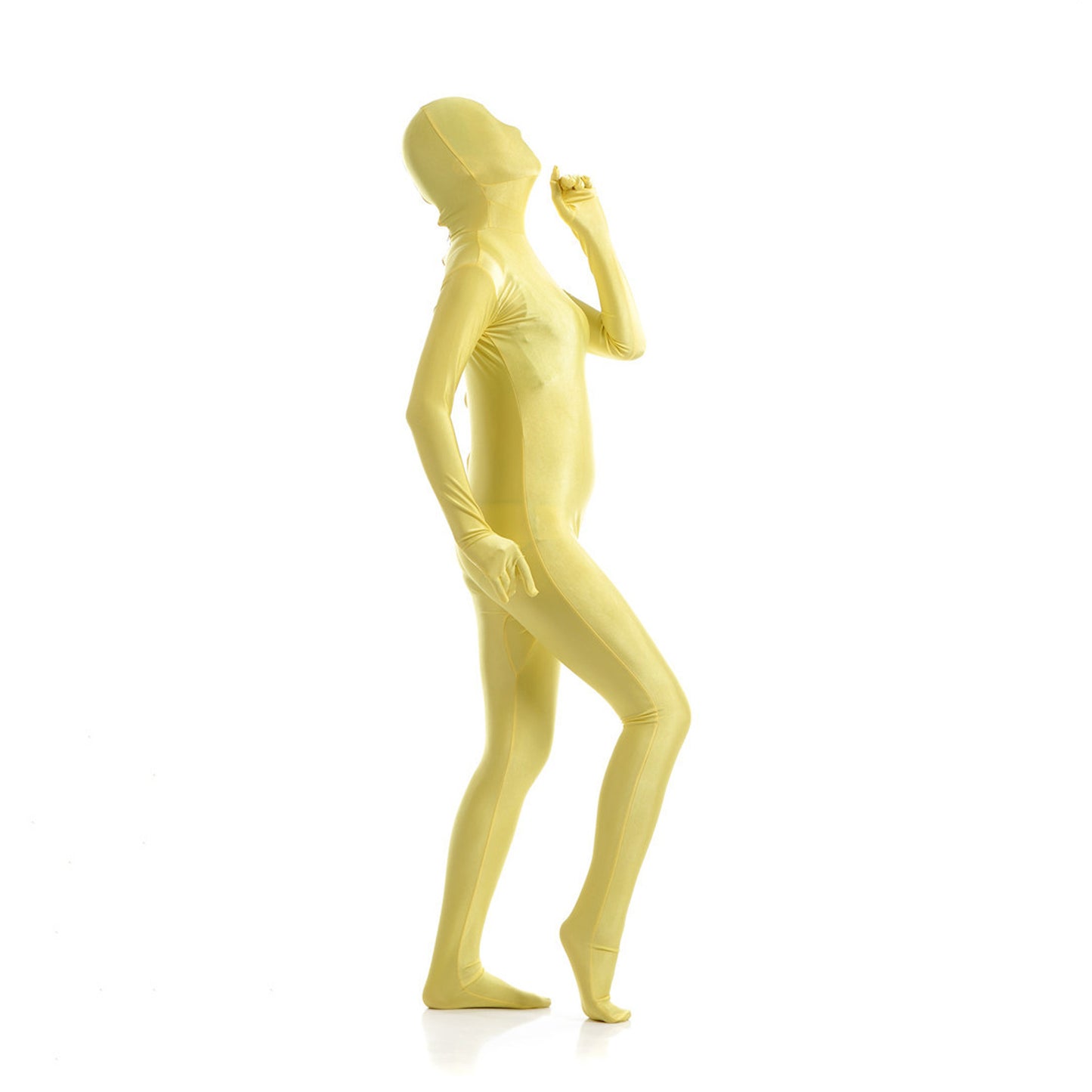 Solid Color Full Cover Lycra Spandex Zentai Bodysuit (Pack of 2)