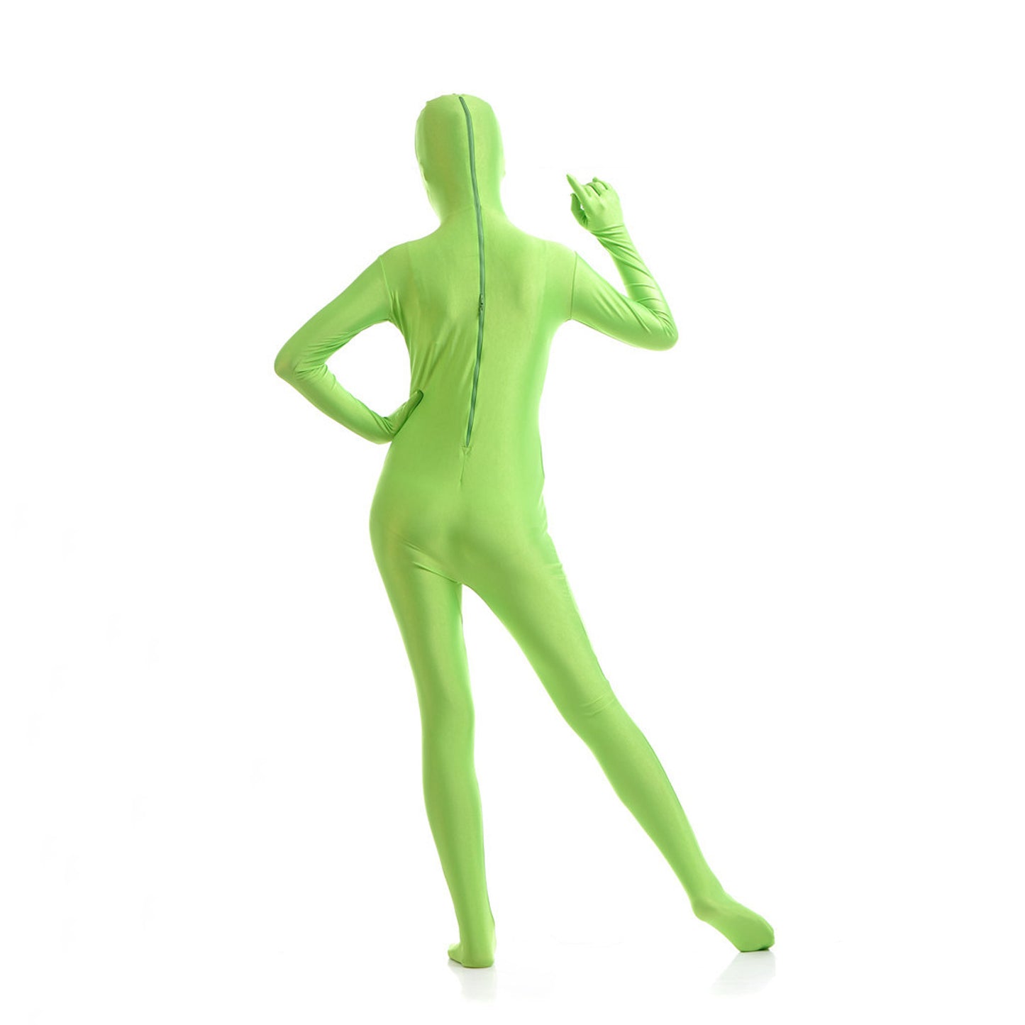 Solid Color Full Cover Lycra Spandex Zentai Bodysuit (Pack of 2)