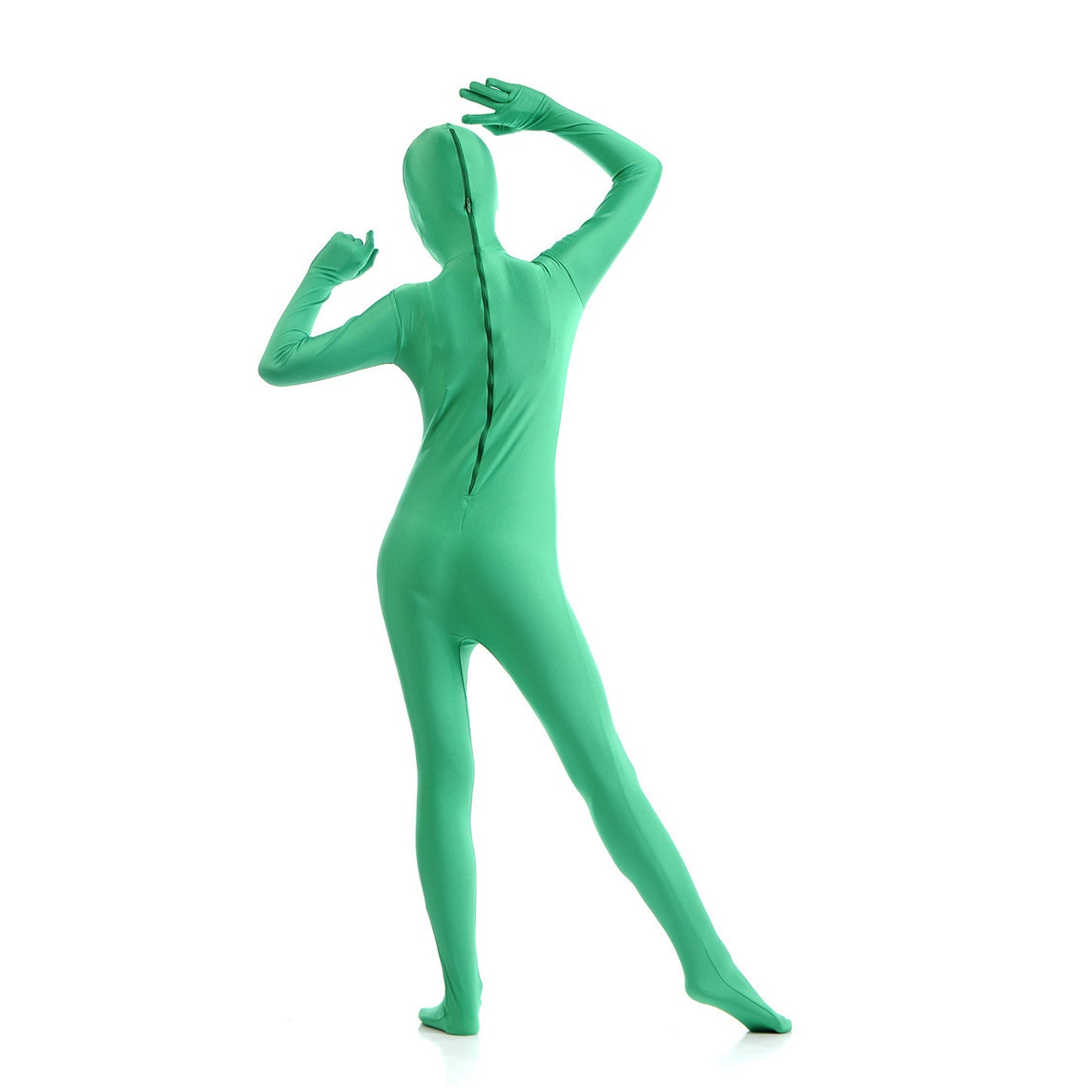Solid Color Full Cover Lycra Spandex Zentai Bodysuit (Pack of 2)