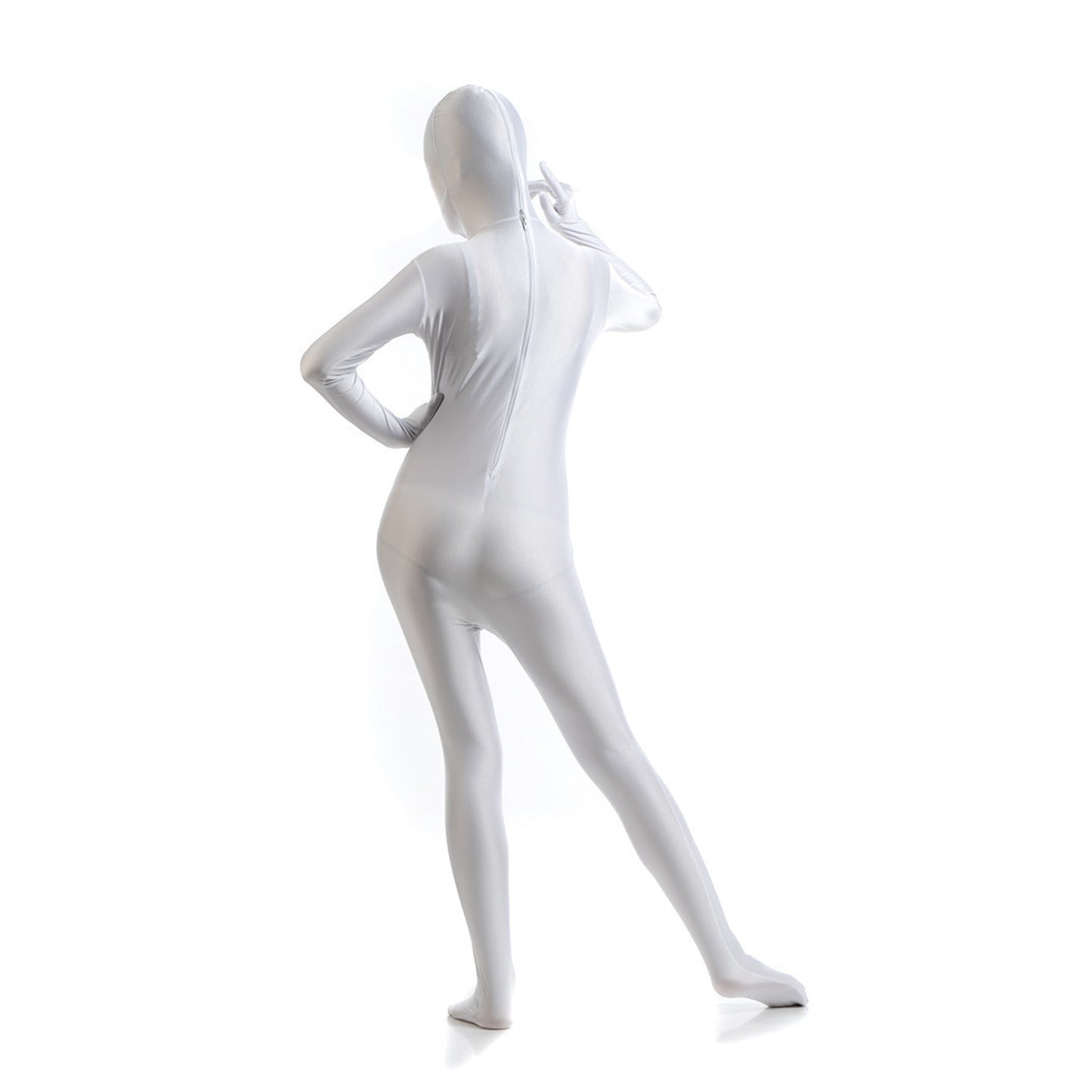 Solid Color Full Cover Lycra Spandex Zentai Bodysuit (Pack of 2)