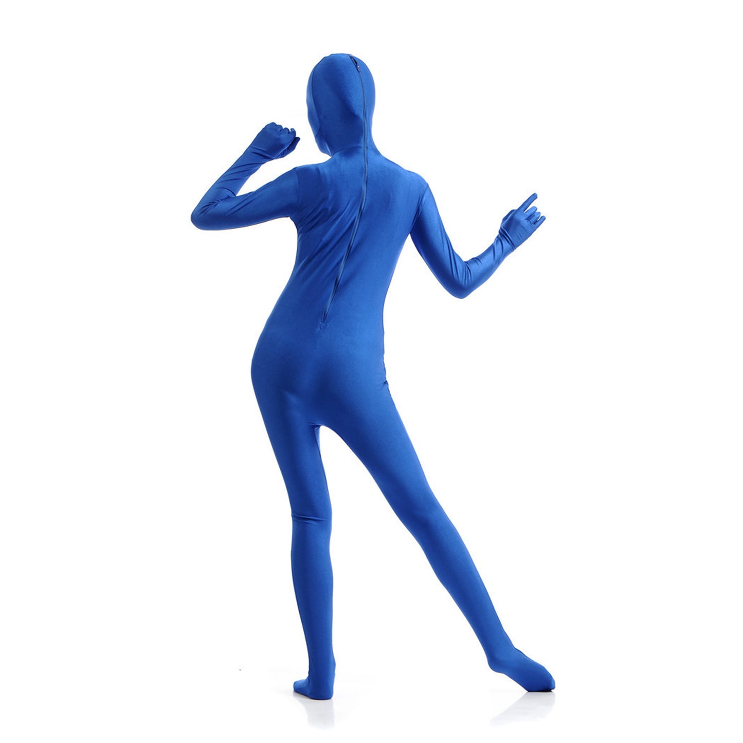 Solid Color Full Cover Lycra Spandex Zentai Bodysuit (Pack of 2)
