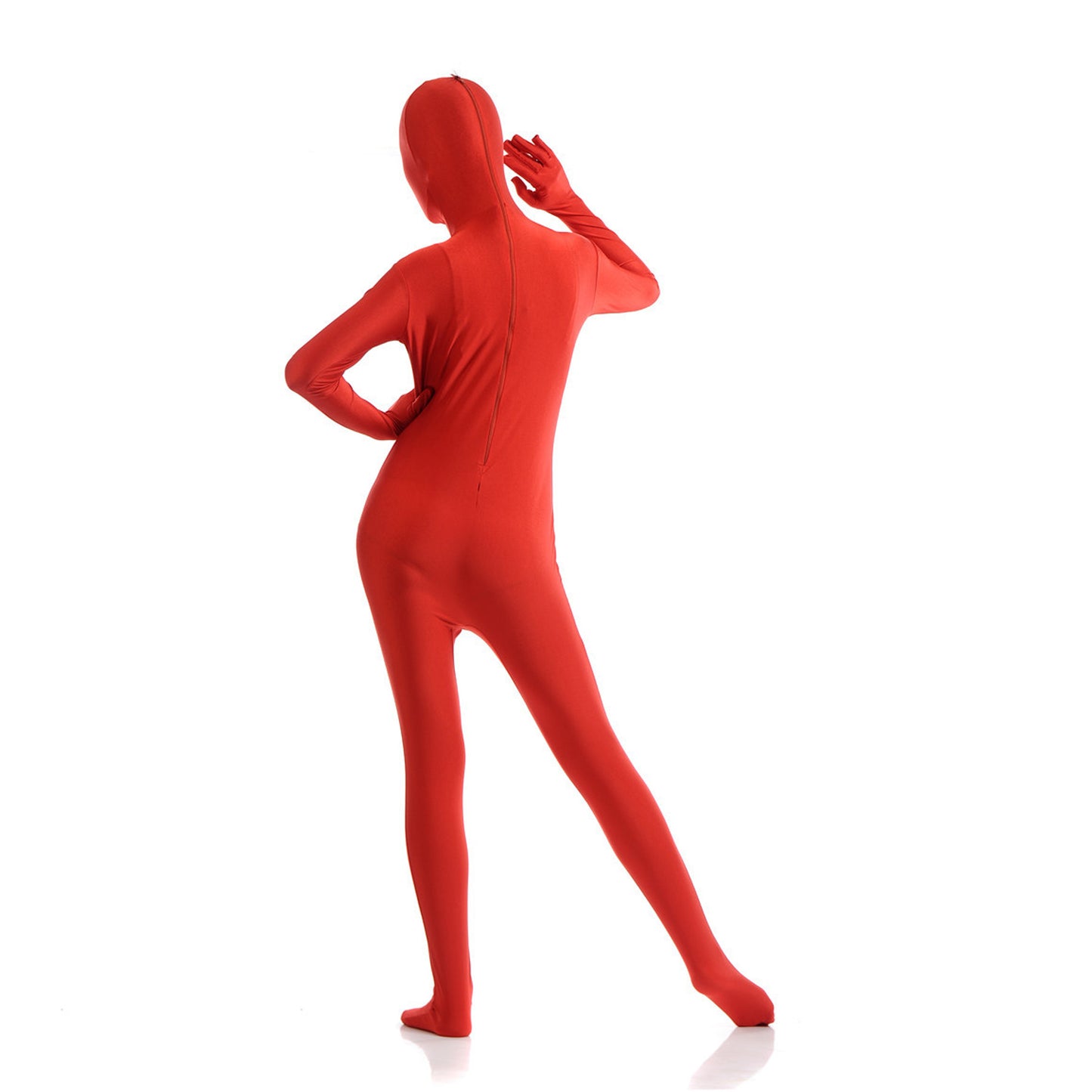 Solid Color Full Cover Lycra Spandex Zentai Bodysuit (Pack of 2)