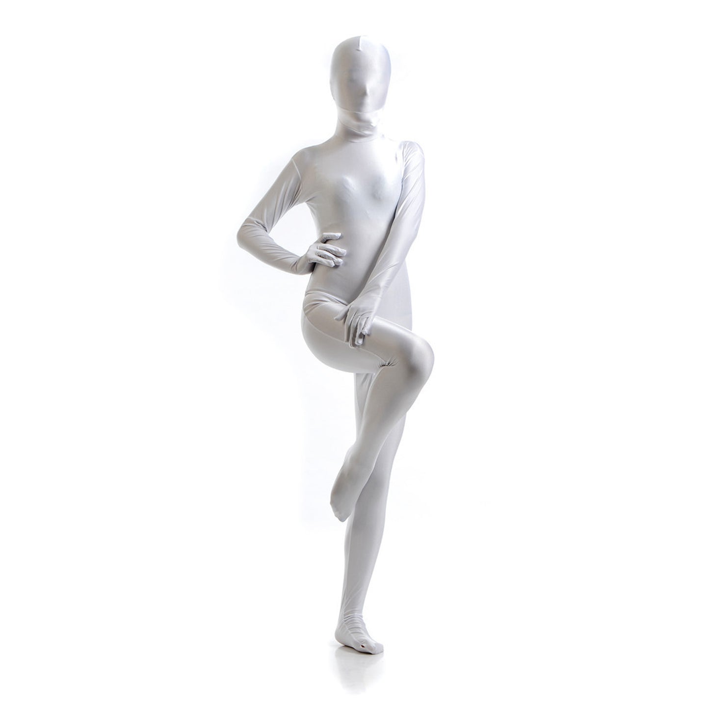 Solid Color Full Cover Lycra Spandex Zentai Bodysuit (Pack of 2)