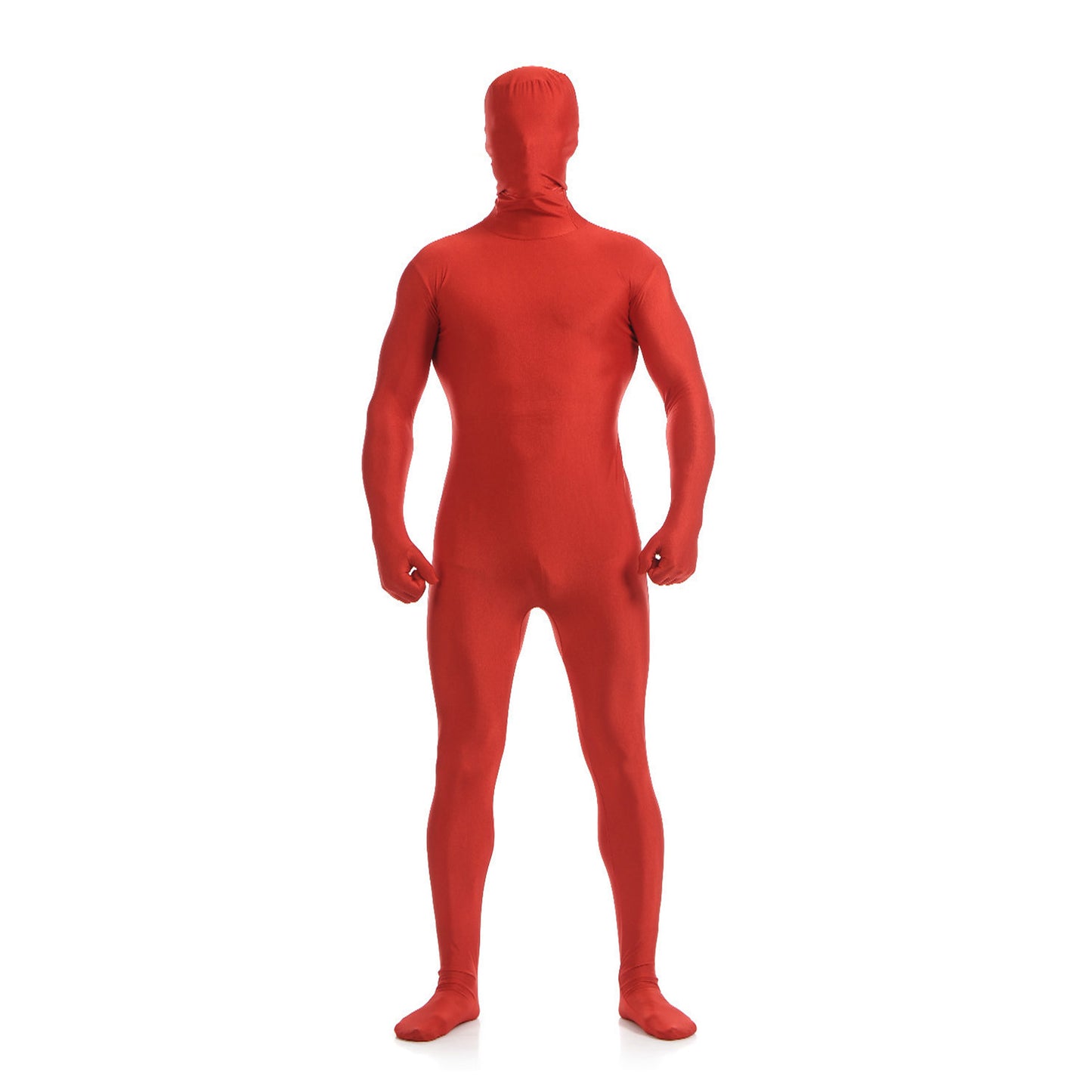 Solid Color Full Cover Lycra Spandex Zentai Bodysuit (Pack of 2)