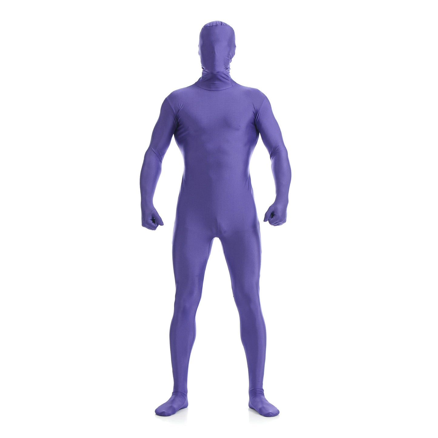 Solid Color Full Cover Lycra Spandex Zentai Bodysuit (Pack of 2)