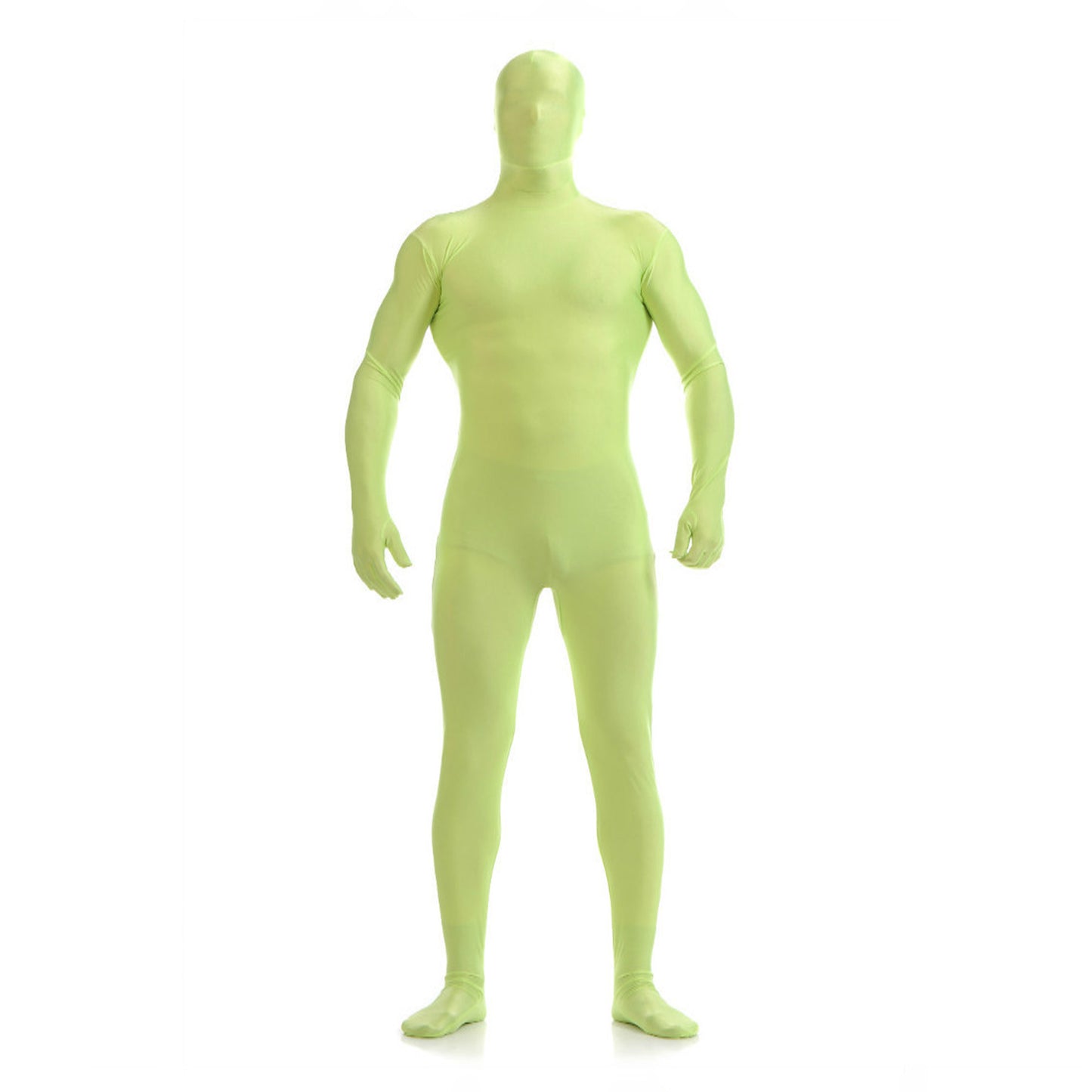 Solid Color Full Cover Lycra Spandex Zentai Bodysuit (Pack of 2)