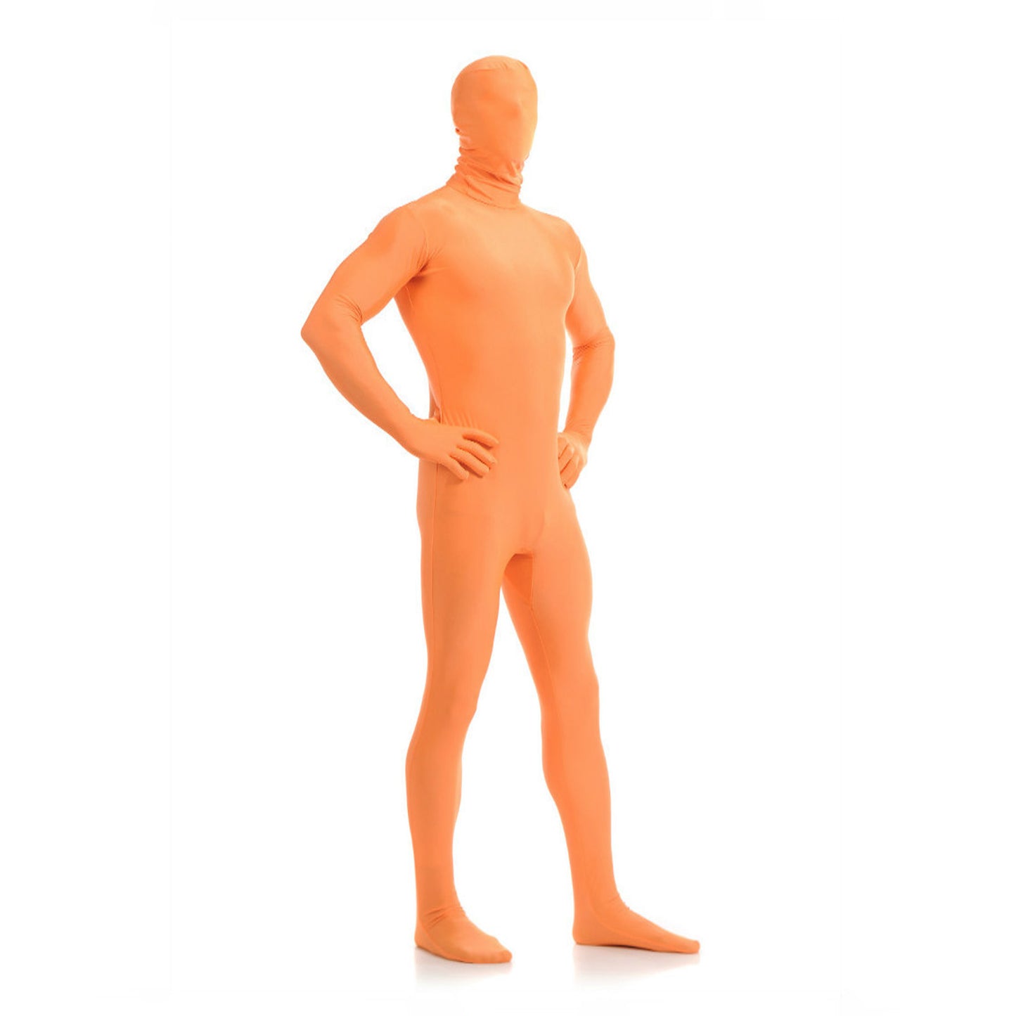 Solid Color Full Cover Lycra Spandex Zentai Bodysuit (Pack of 2)