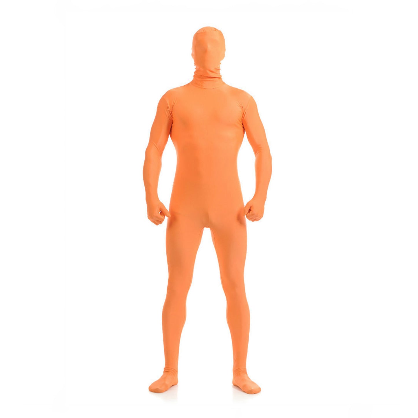 Solid Color Full Cover Lycra Spandex Zentai Bodysuit (Pack of 2)