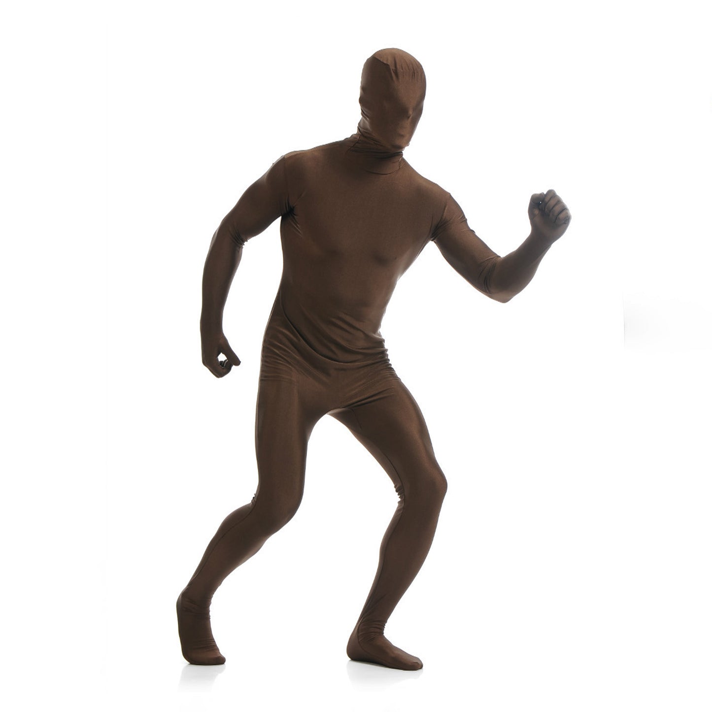 Solid Color Full Cover Lycra Spandex Zentai Bodysuit (Pack of 2)