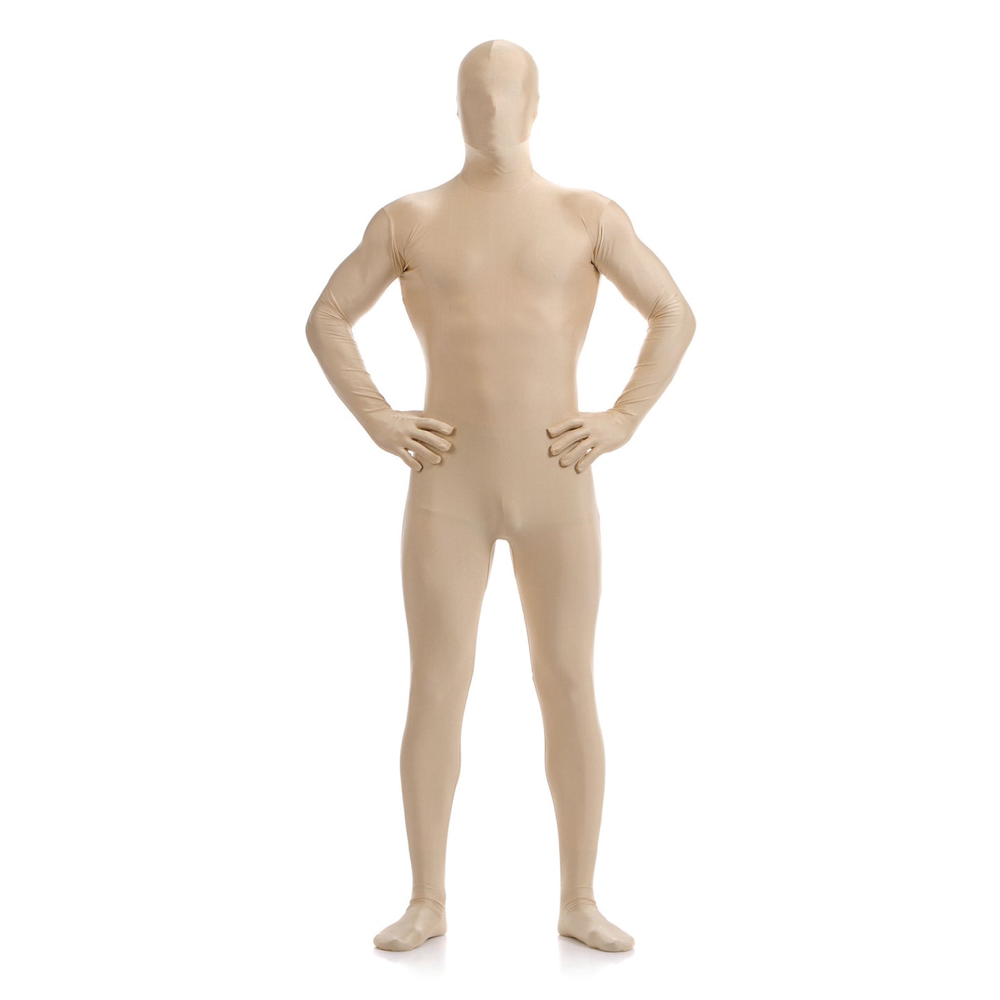 Solid Color Full Cover Lycra Spandex Zentai Bodysuit (Pack of 2)