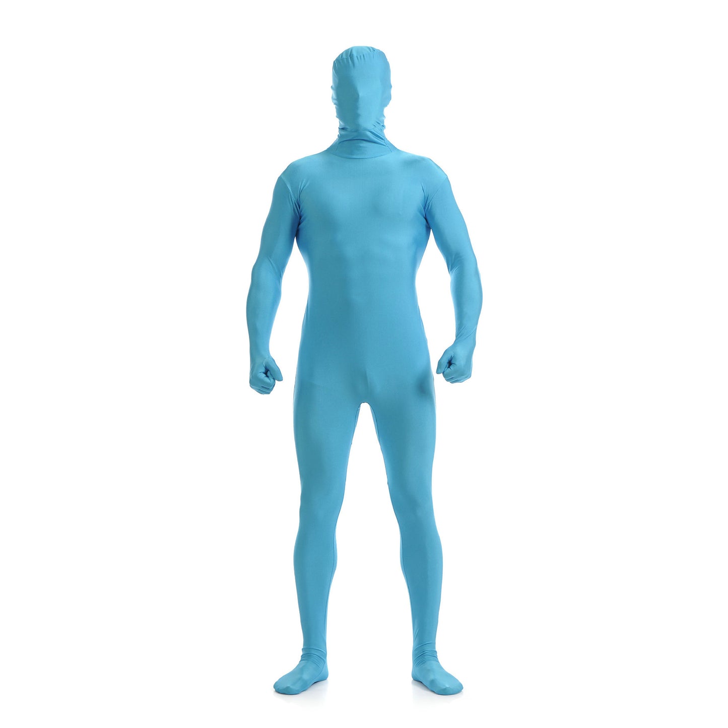 Solid Color Full Cover Lycra Spandex Zentai Bodysuit (Pack of 2)