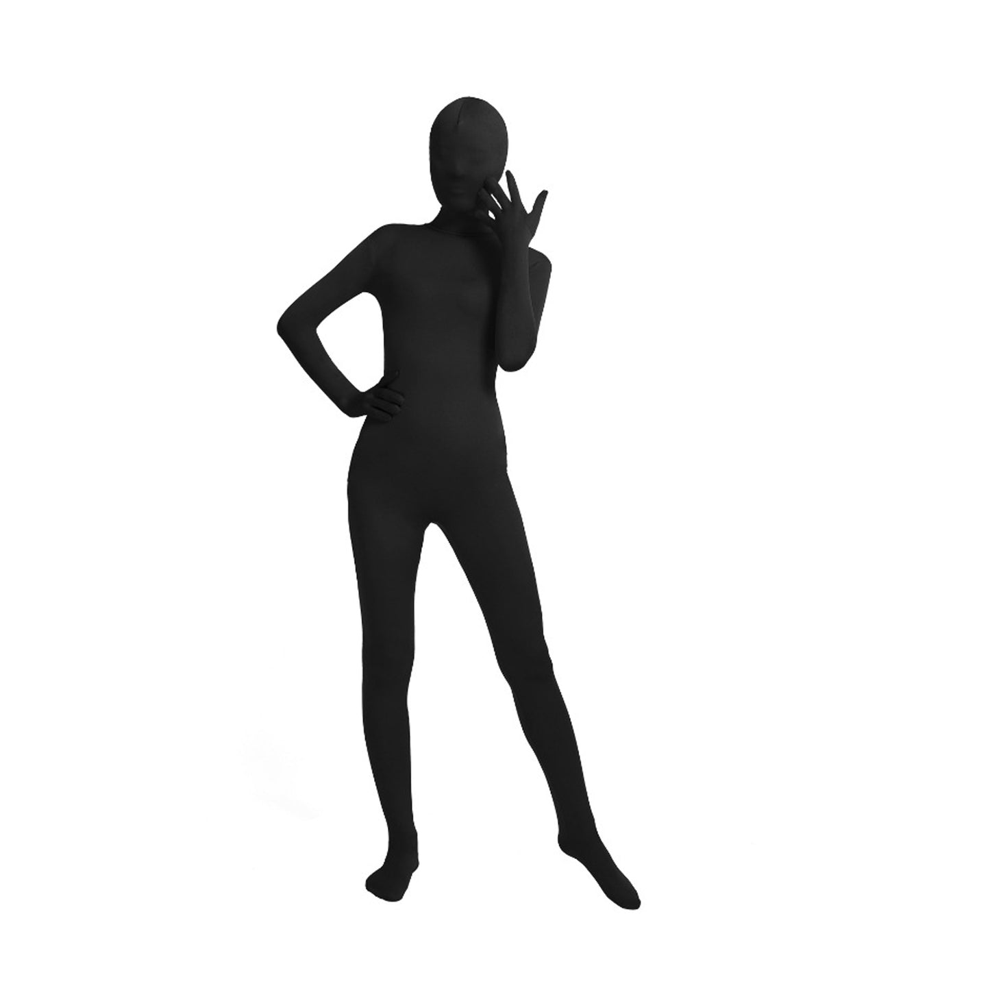 Solid Color Full Cover Lycra Spandex Zentai Bodysuit (Pack of 2)