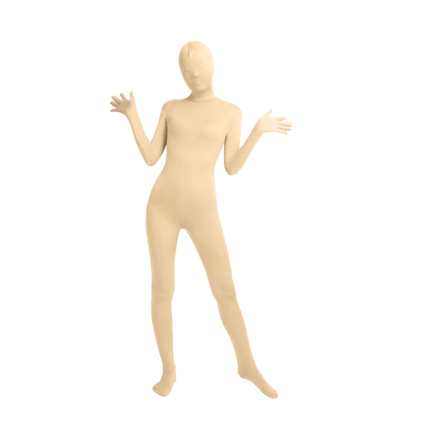 Solid Color Full Cover Lycra Spandex Zentai Bodysuit (Pack of 2)