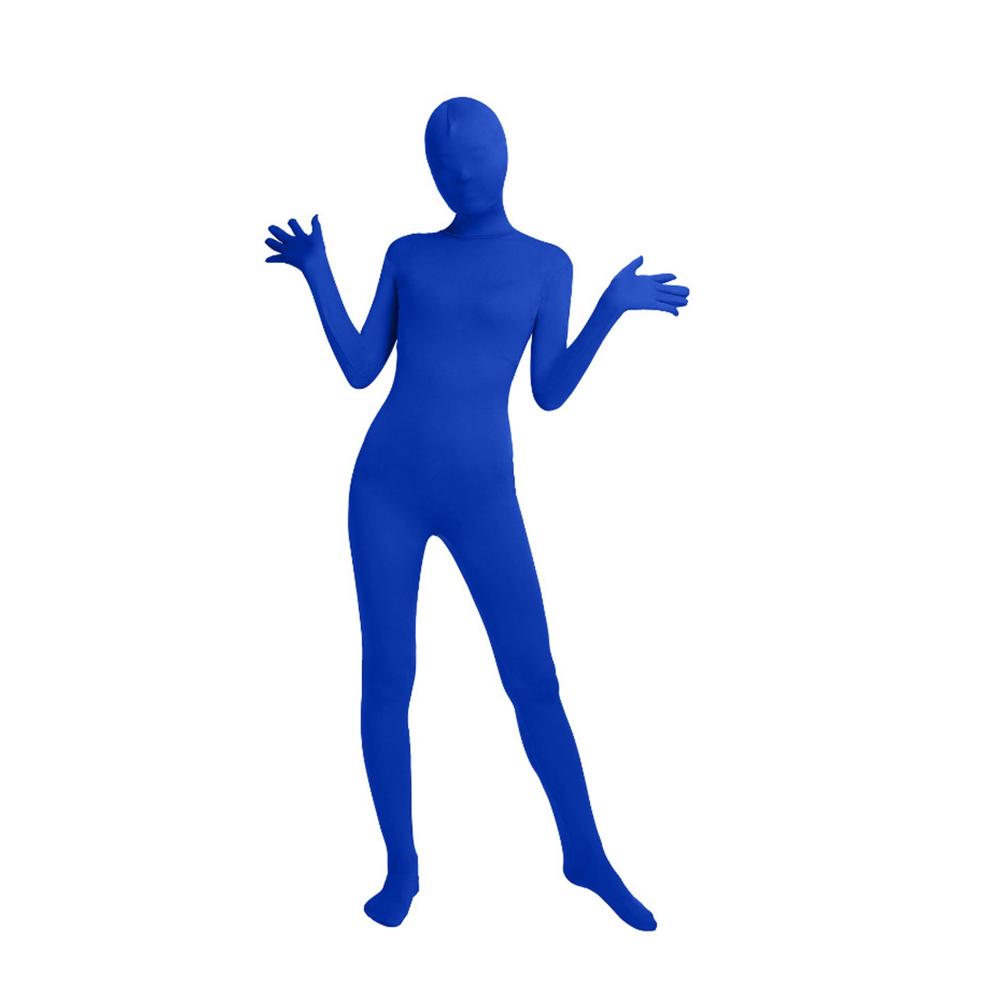 Solid Color Full Cover Lycra Spandex Zentai Bodysuit (Pack of 2)