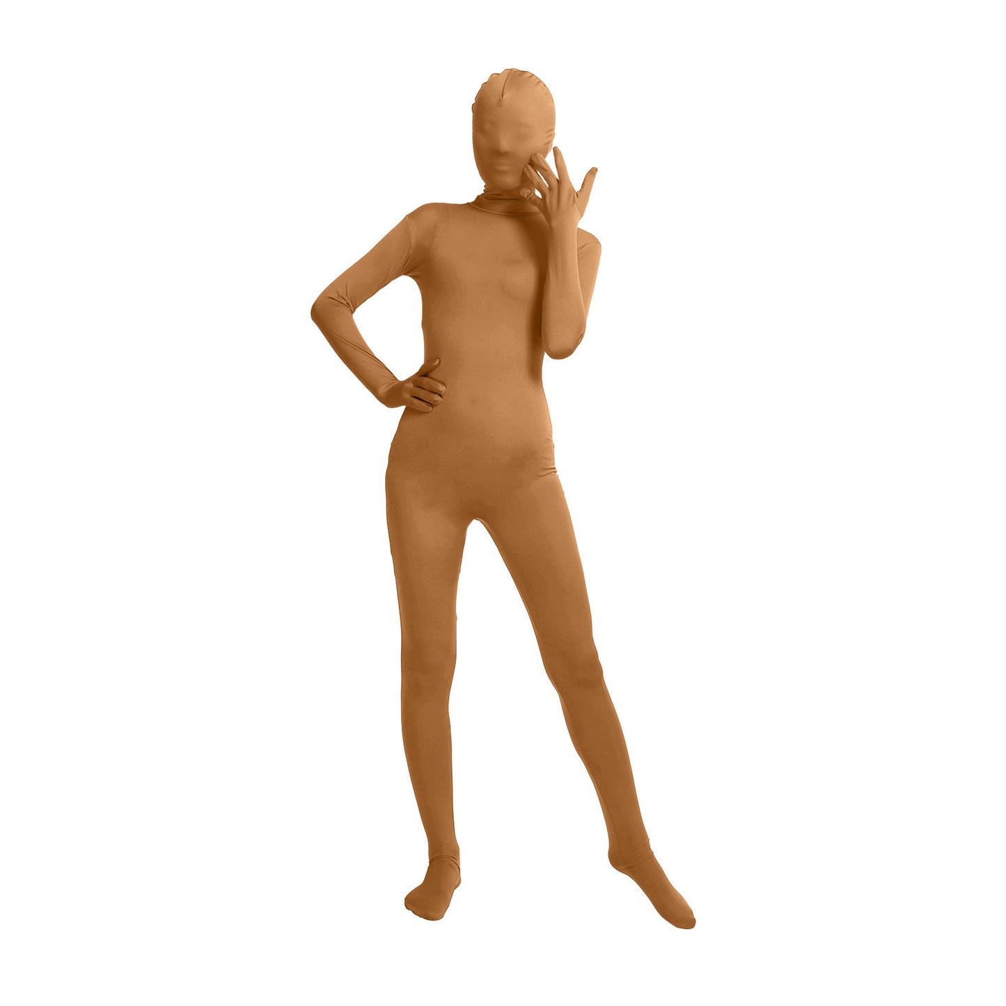Solid Color Full Cover Lycra Spandex Zentai Bodysuit (Pack of 2)