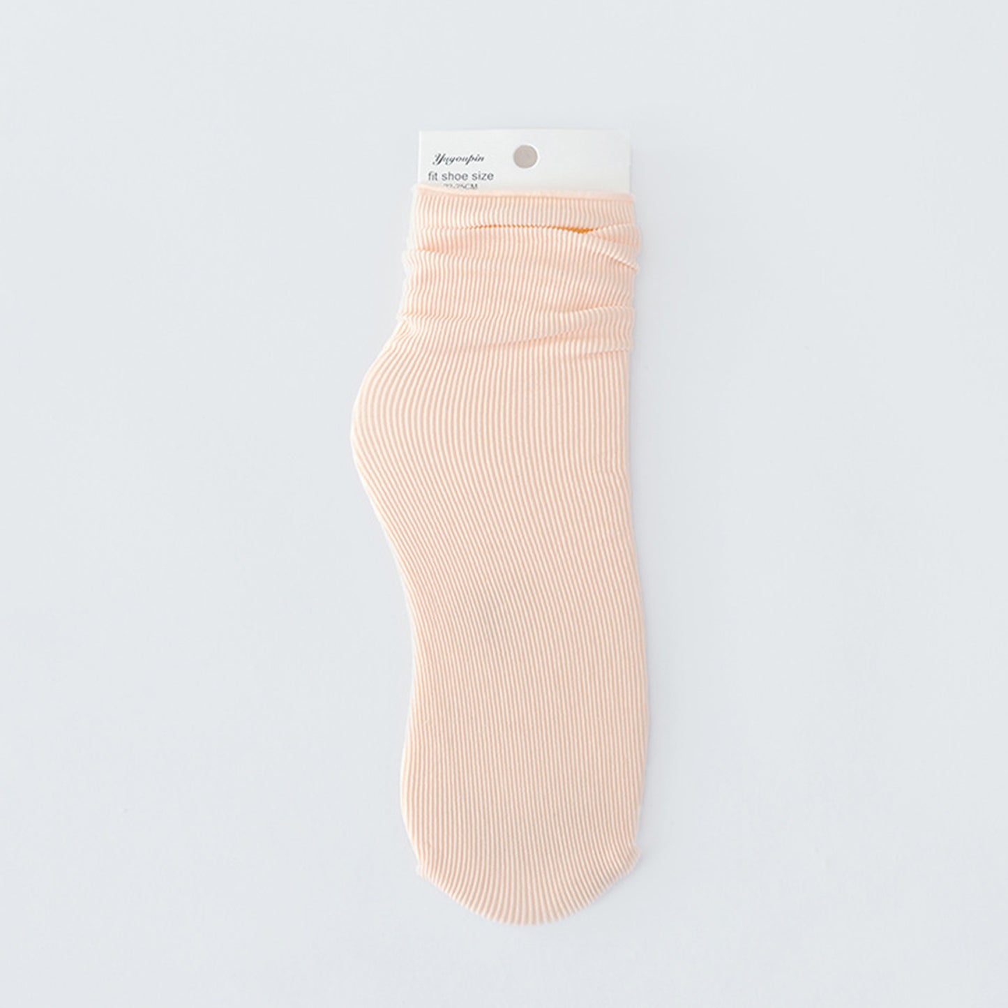 Solid Color Loose Crew Socks
