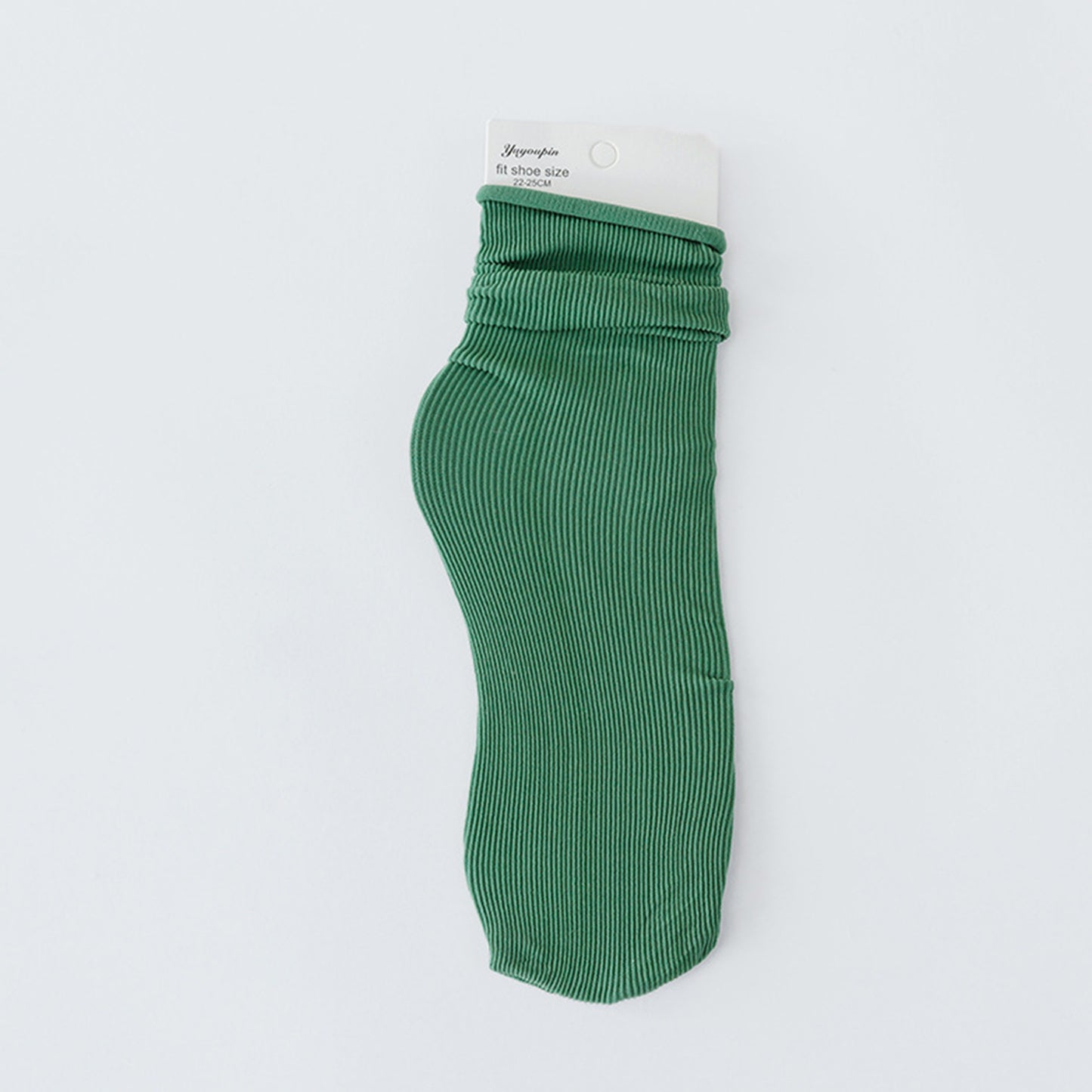 Solid Color Loose Crew Socks