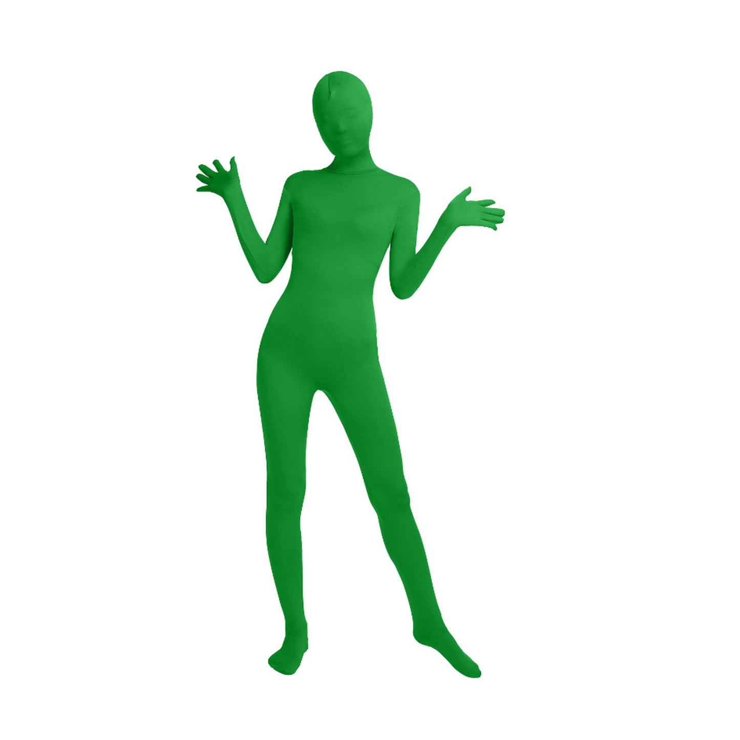 Solid Color Full Cover Lycra Spandex Zentai Bodysuit (Pack of 2)